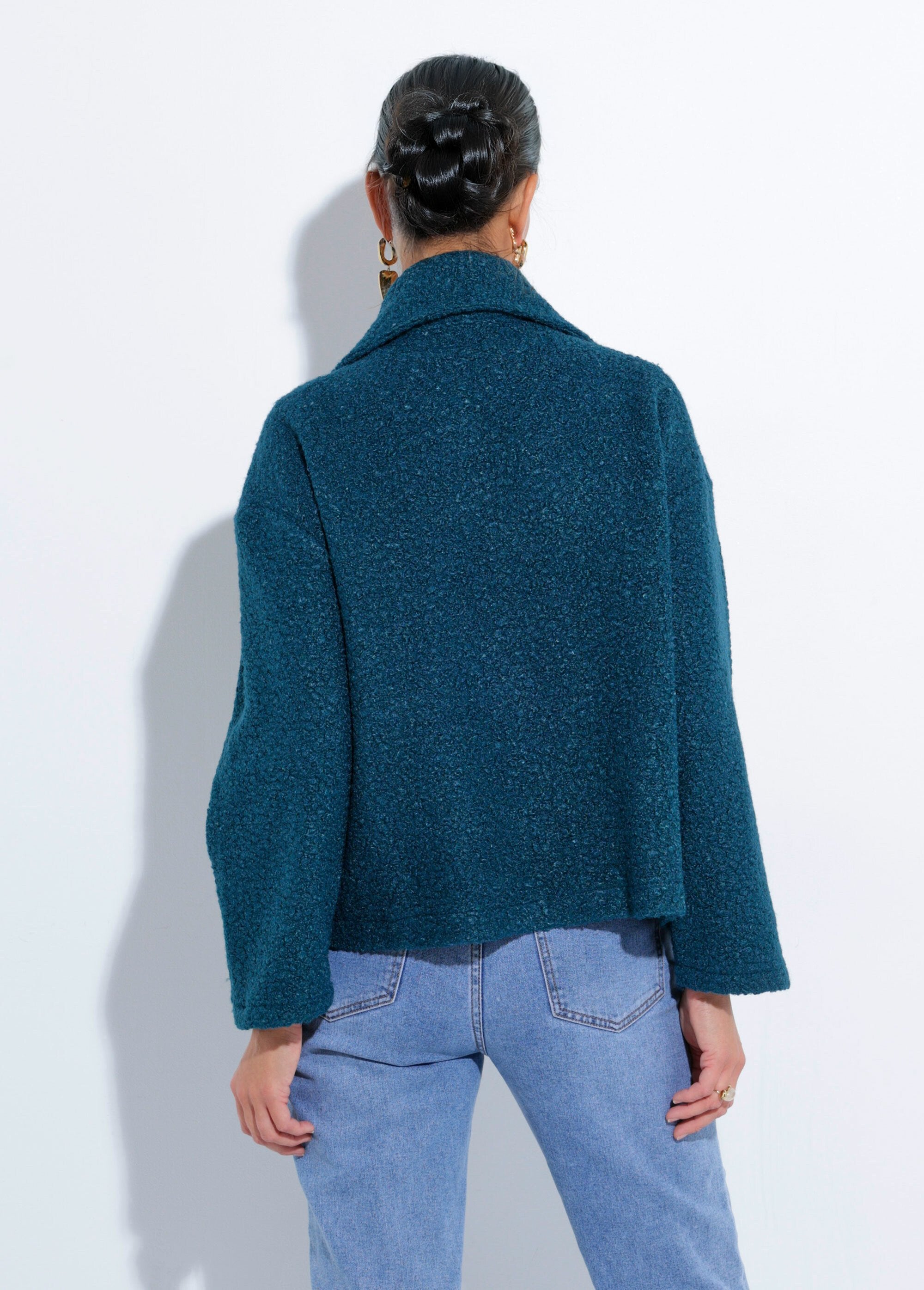 Short,_plain,_bouclé-style_pea_coat_Duck_green_DO1_slim