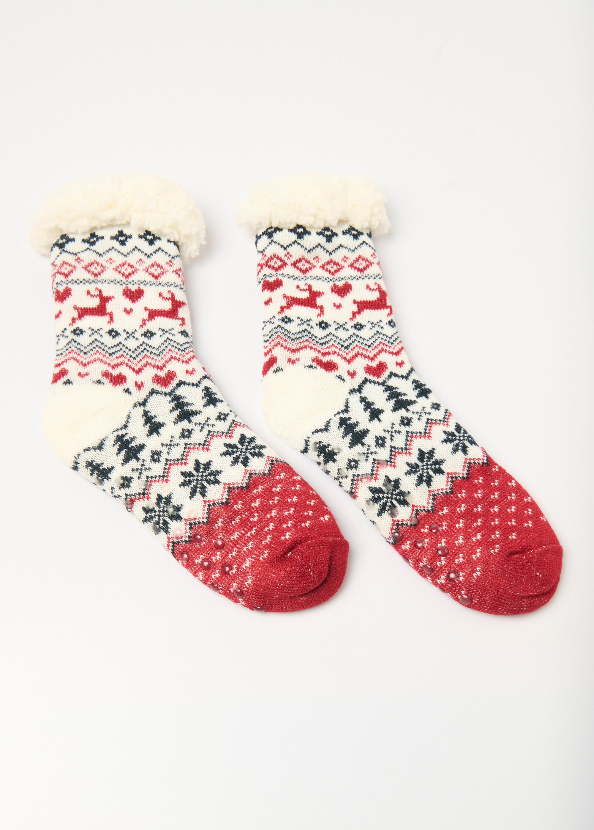 Warm_socks_with_fleece_interior_Bordeaux_DE1_slim