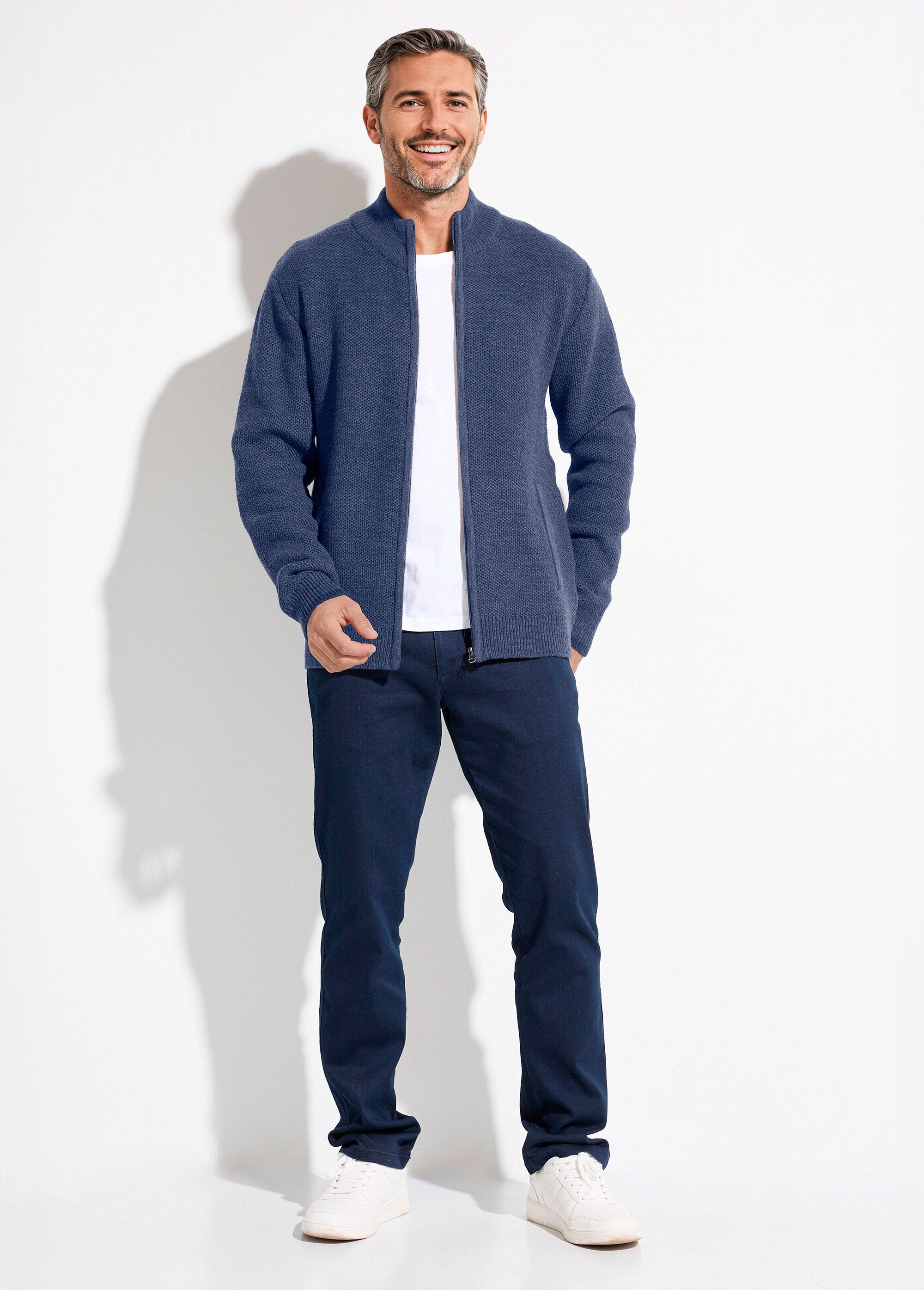 High-neck_zip-up_cardigan,_knit_with_wool_Blue_SF1_slim
