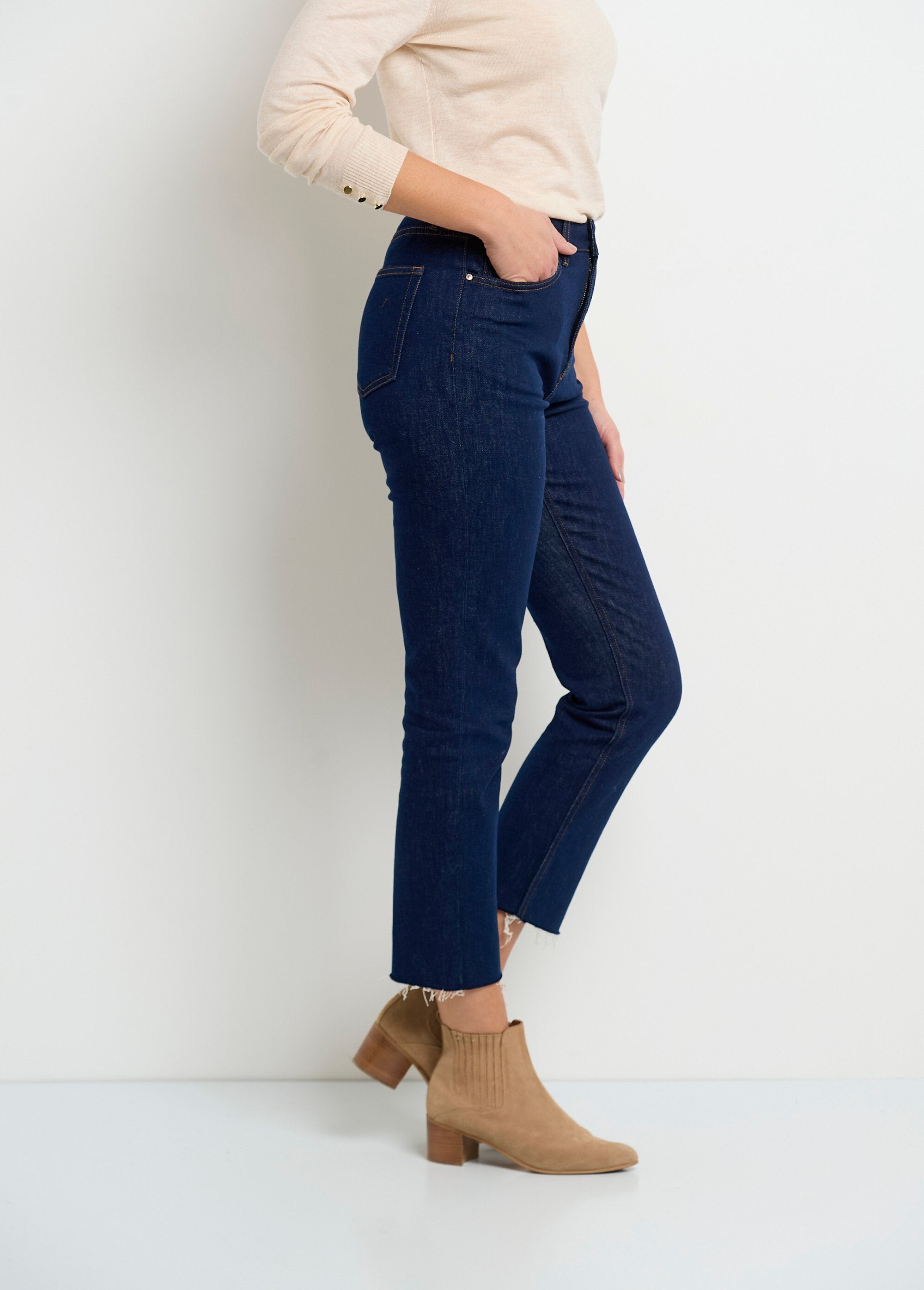 5-pocket_jeans,_7/8_length,_frayed_hem_Raw_DR1_slim