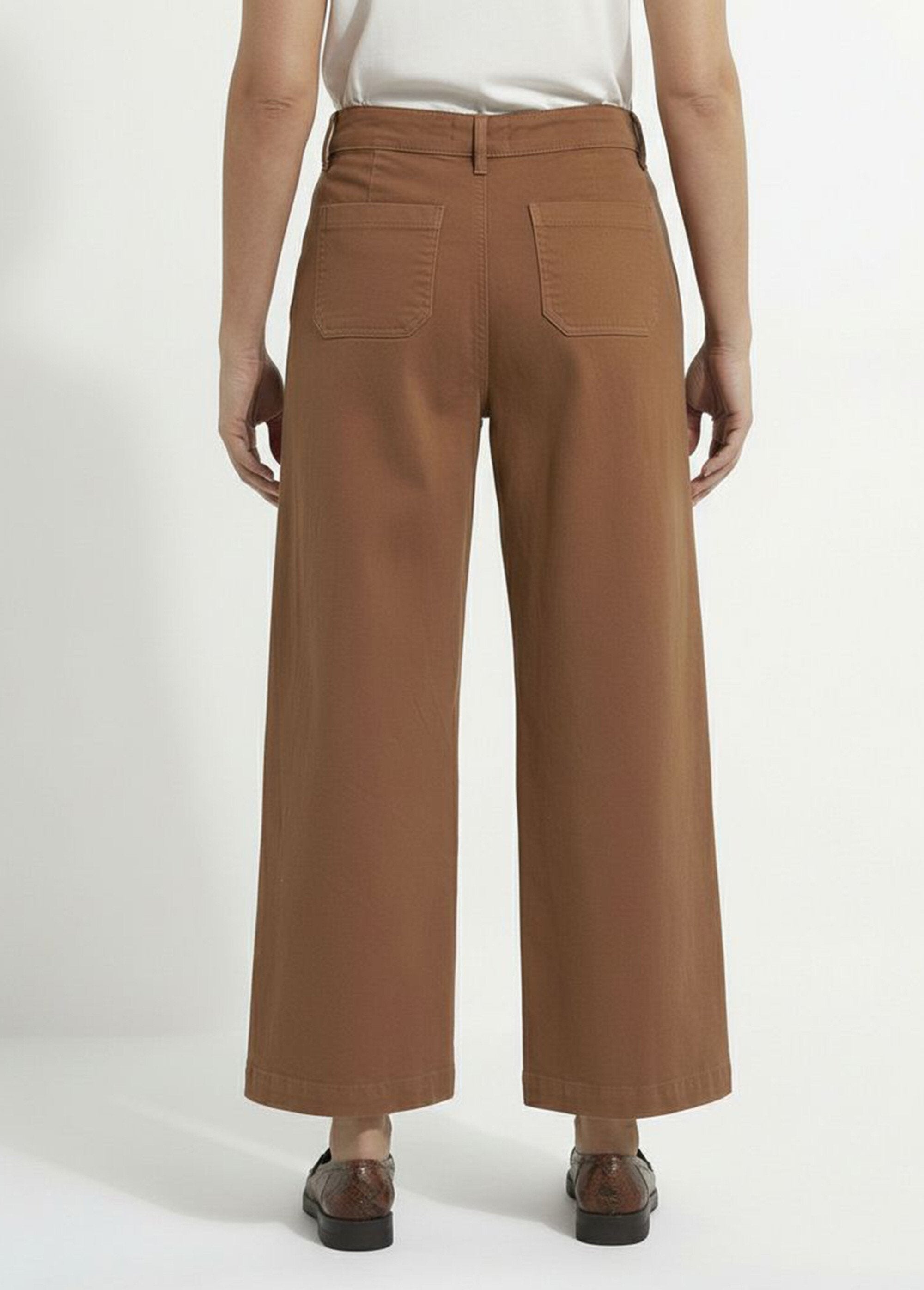 Jean_7/8ème_large_denim_extensible_4_poches_Noisette_DO1_slim