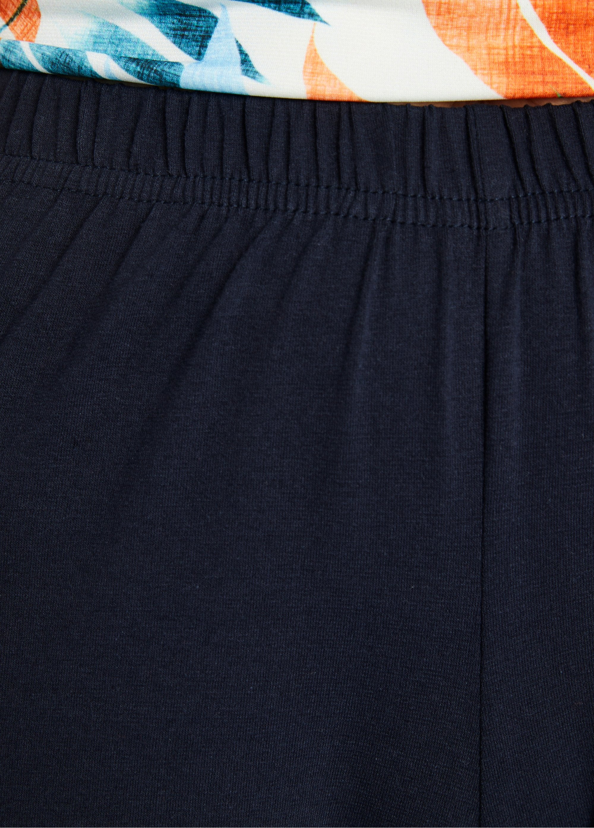 Short_plain_leggings_with_elasticated_waistband_Marine_DE2_slim