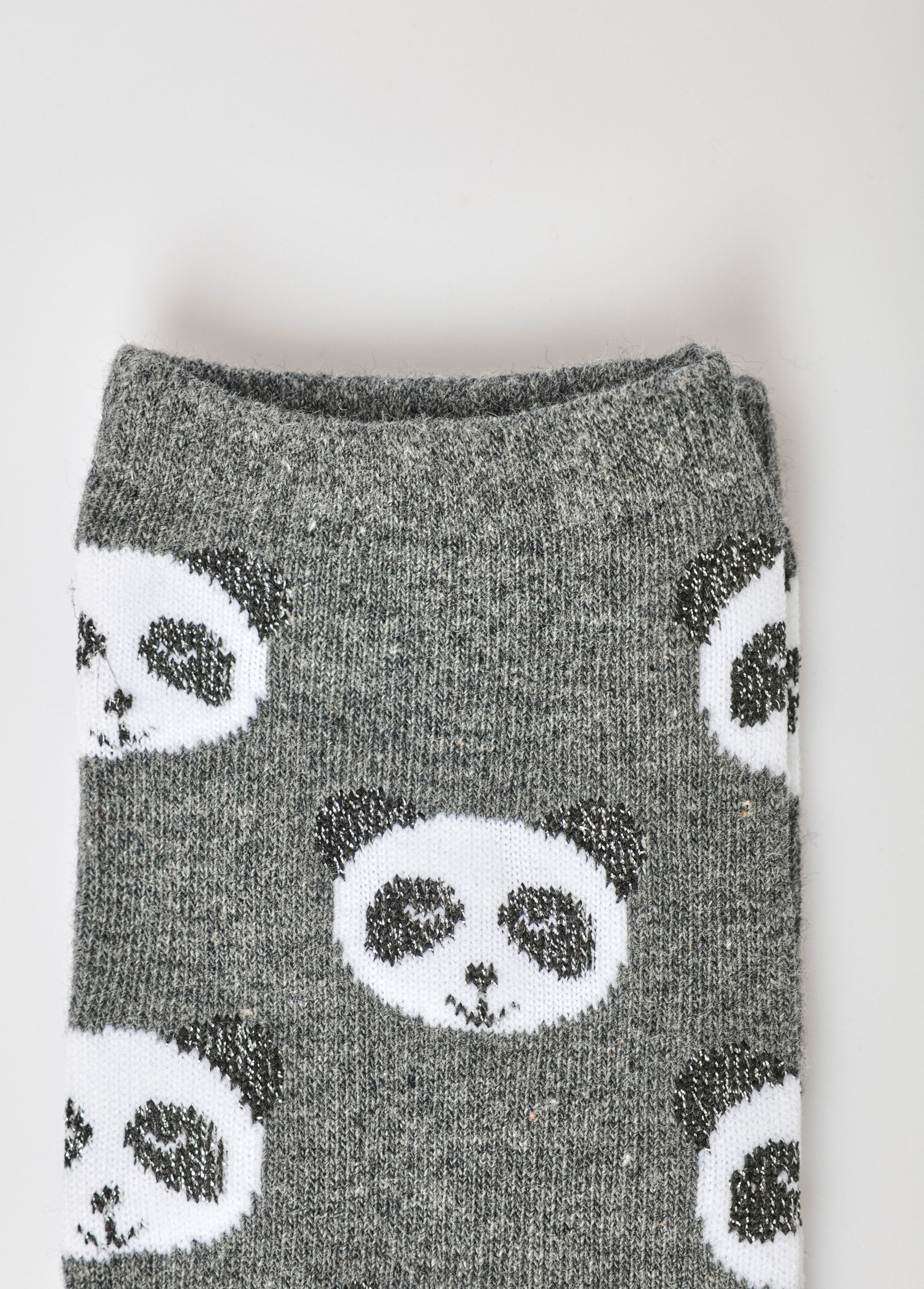 Pack_of_3_socks,_panda_theme_Gray_and_black_DE2_slim