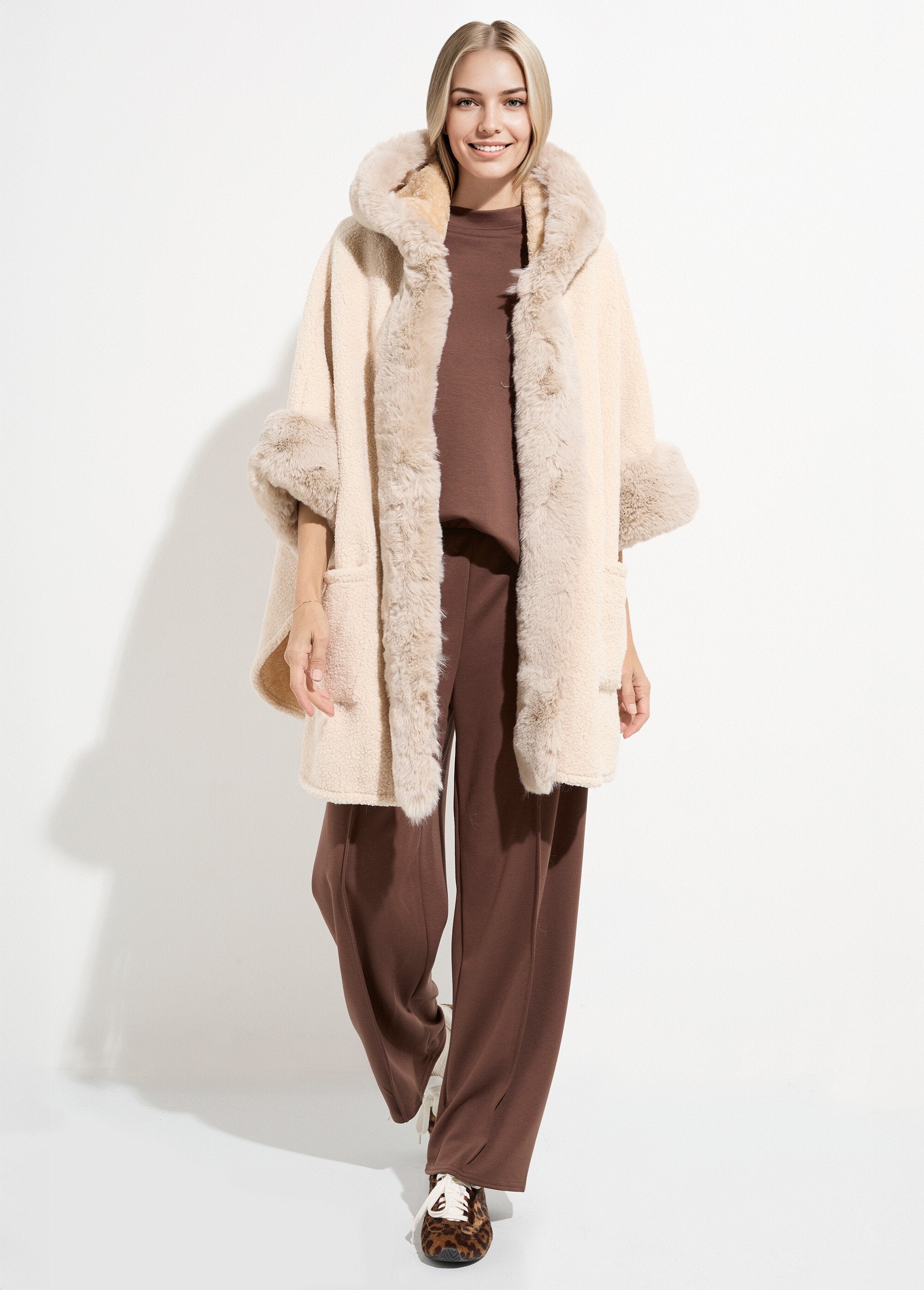 Wool-look_cape_coat_with_fur_Ecru_SF1_slim