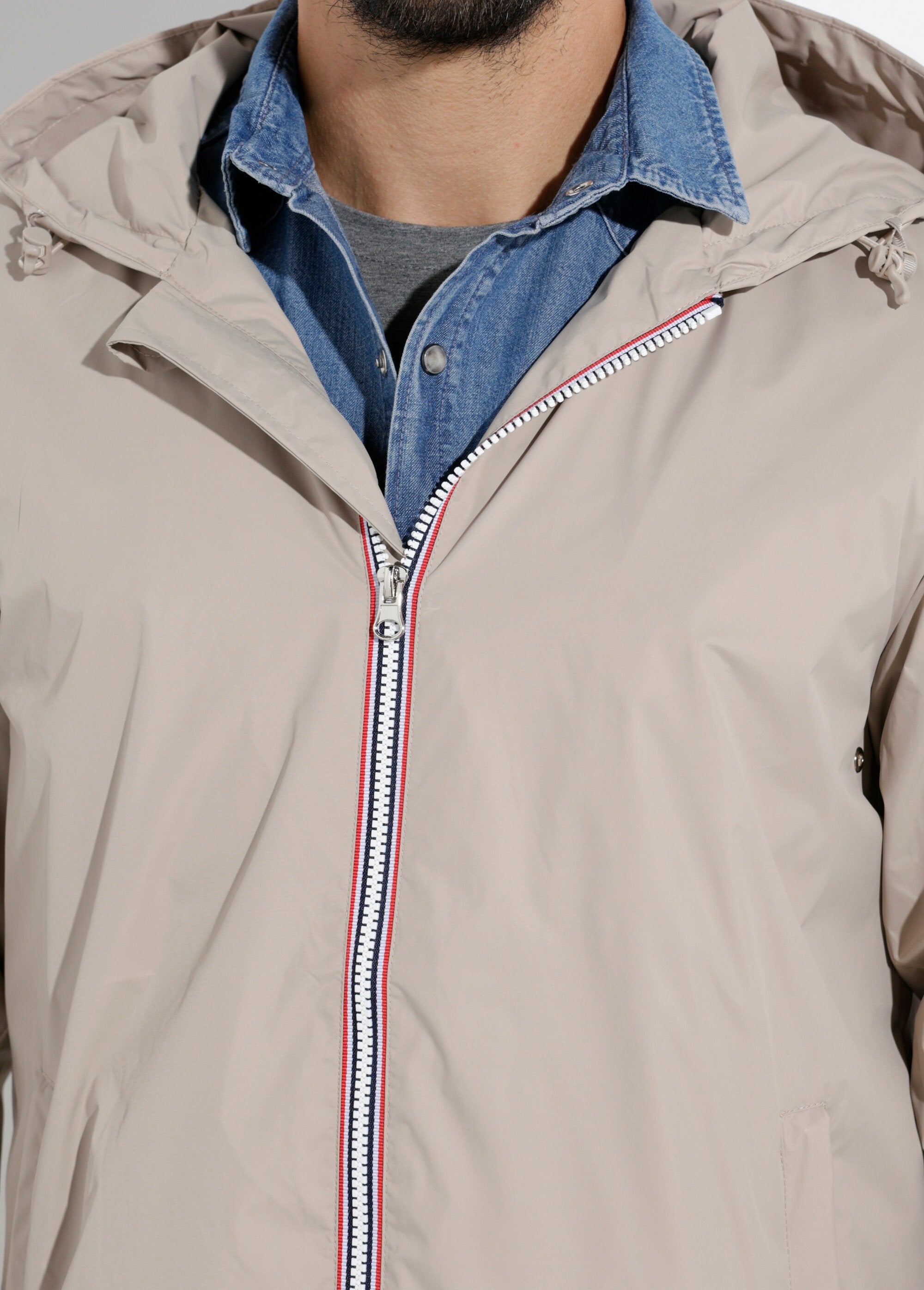 Trendy_long_water-repellent_parka_Beige_DE1_slim