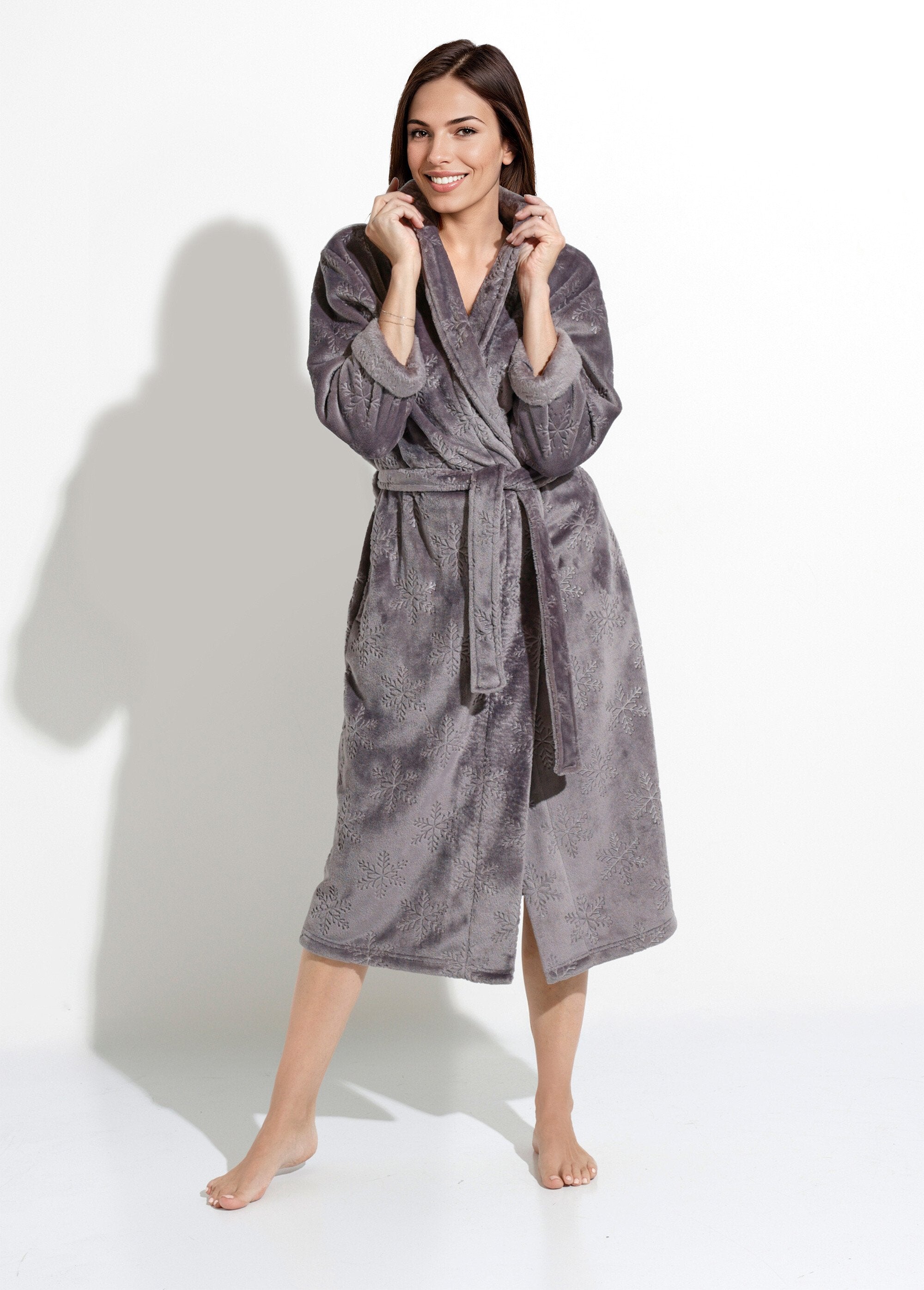 Bathrobe_with_shawl_collar,_fleece,_plush_feel,_length_120_cm_Gray_SF1_slim