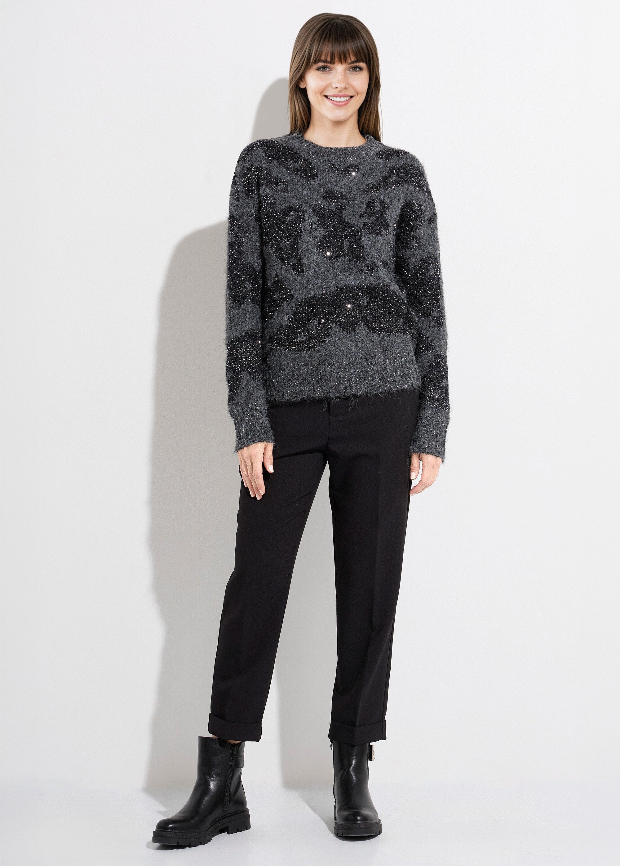 Pull_col_rond_chaud_laine_et_sequins_Leopard_gris_SF1_slim
