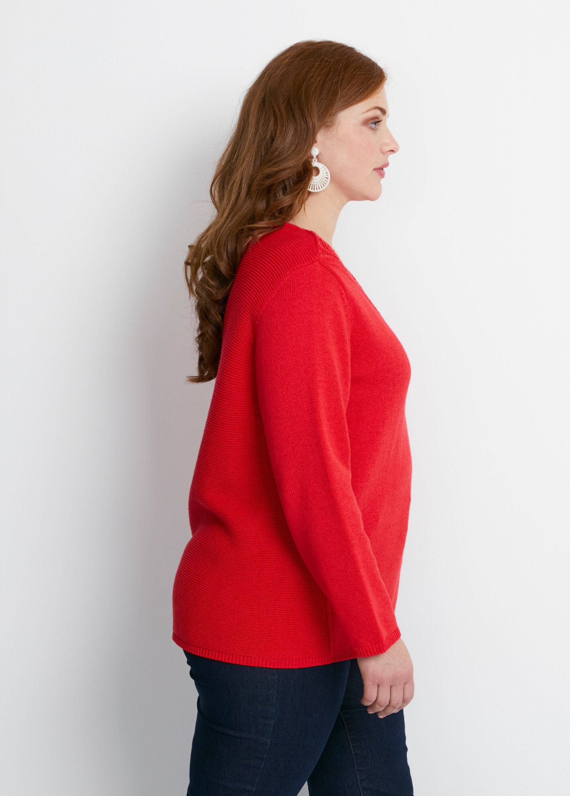 Long-sleeved_fancy_knit_sweater_Red_DR1_curvy