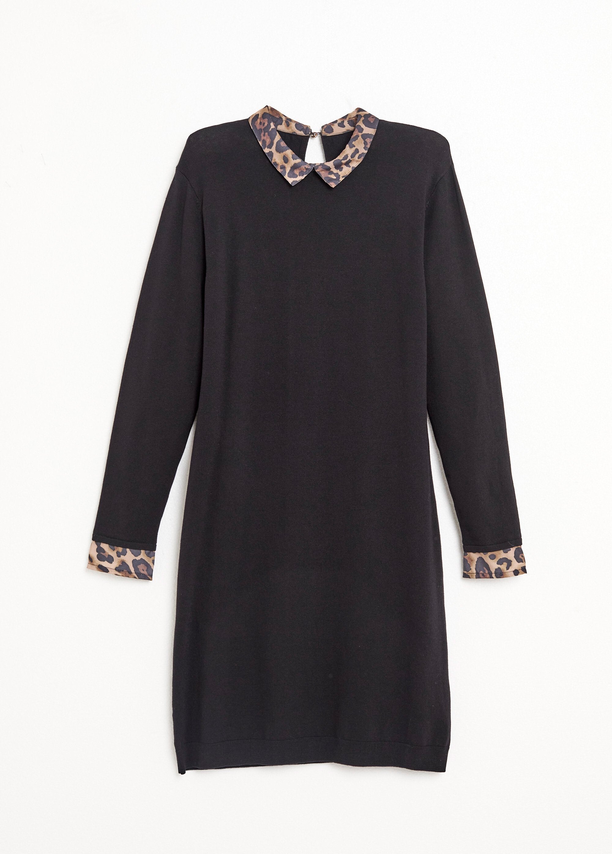 Black_2-in-1_voile_effect_leopard_print_sweater_dress_Black_AP1_slim