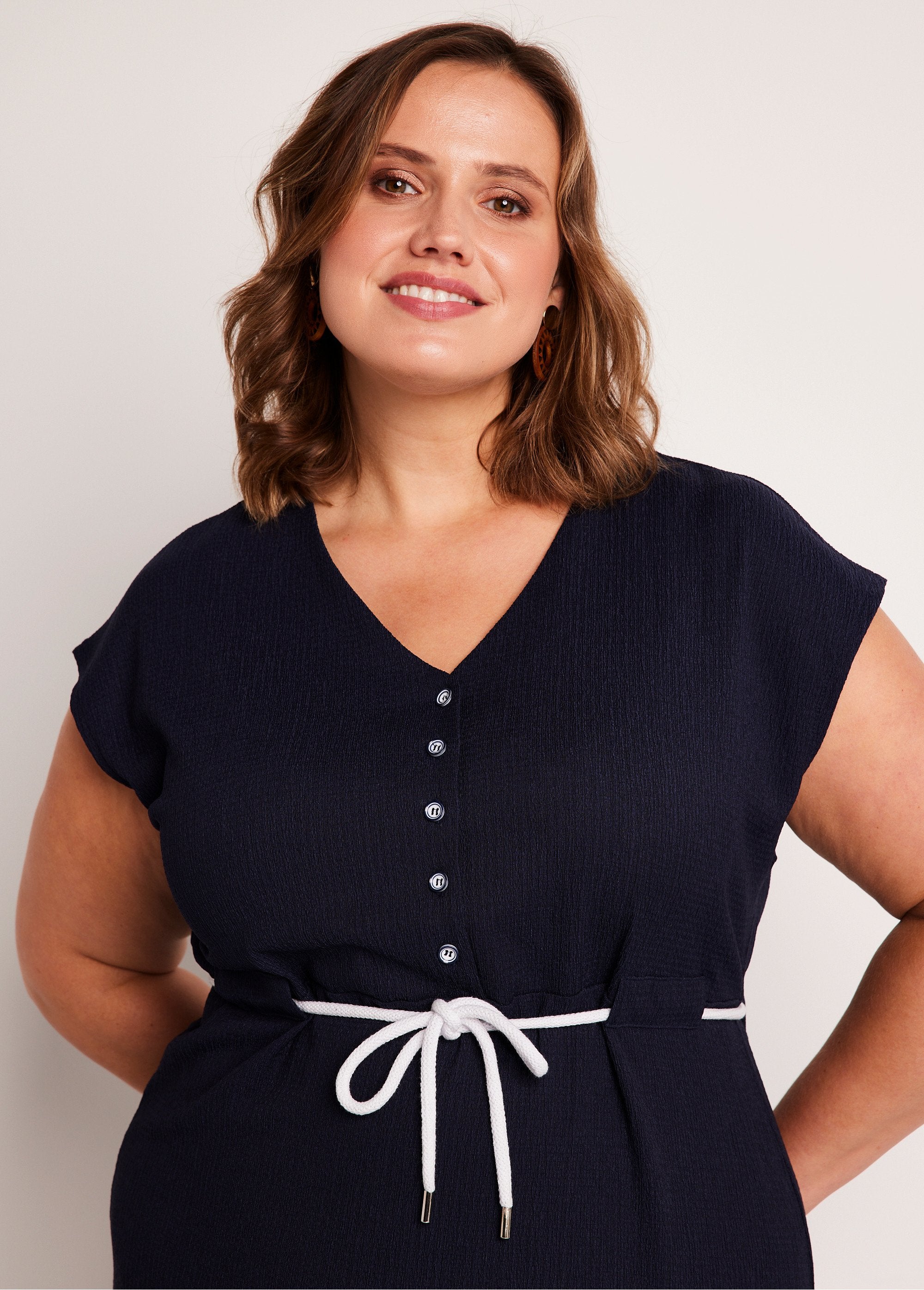 Short_buttoned_plain_knit_dress_Marine_DE1_curvy