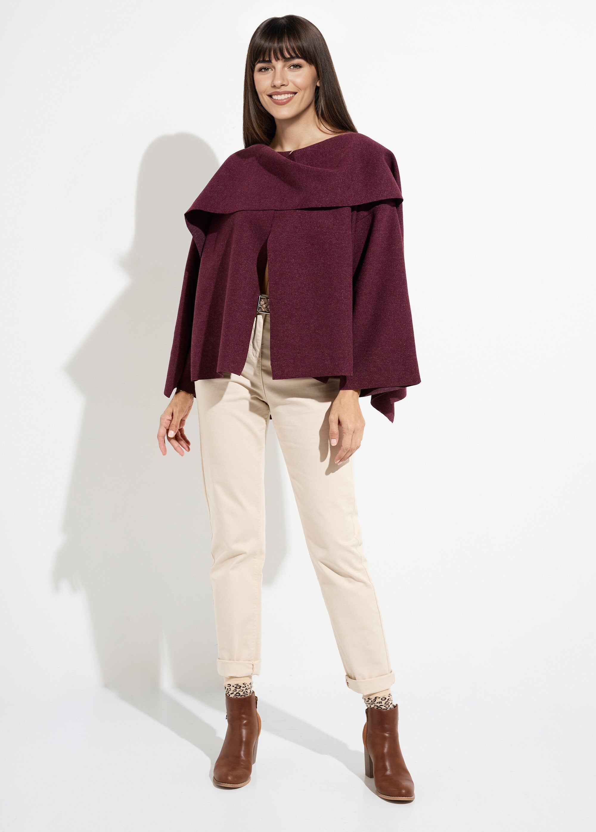 Jacket_with_metal_jewel_button_and_scarf_Bordeaux_SF1_slim