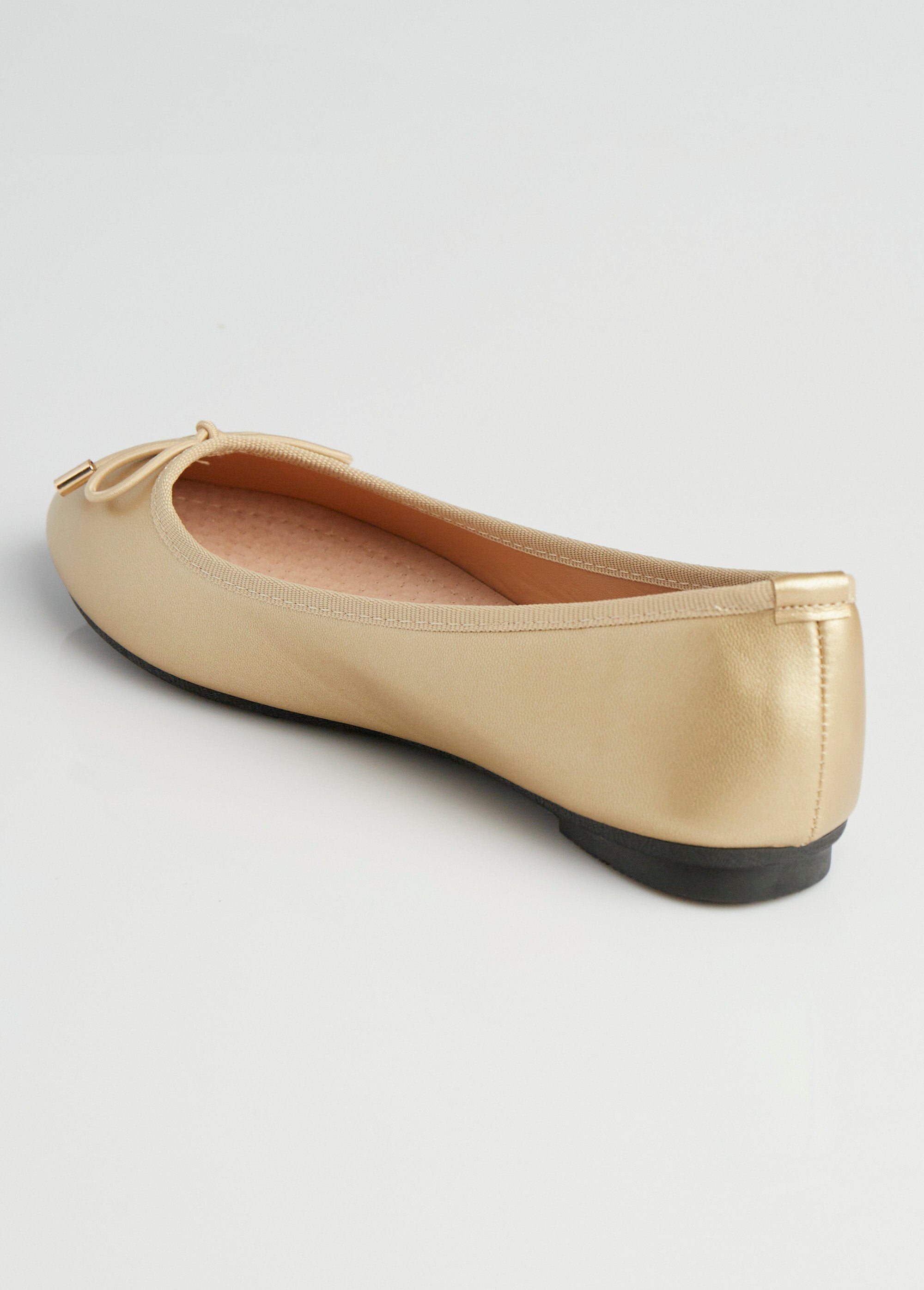 Flat_heel_ballerinas_with_small_bow_Golden_DO1_slim