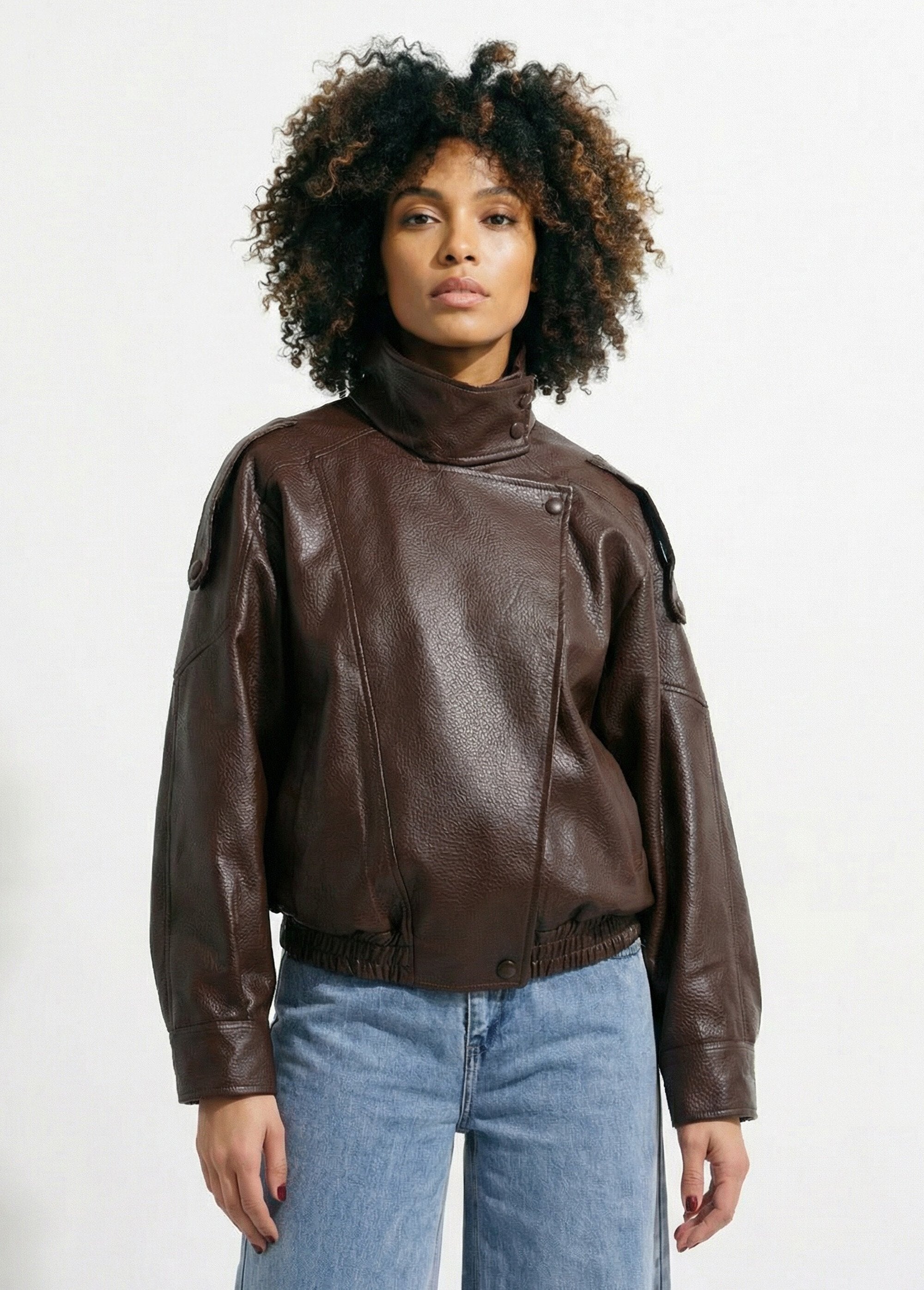 Vintage-inspired_faux_leather_jacket_Brown_FA1_slim