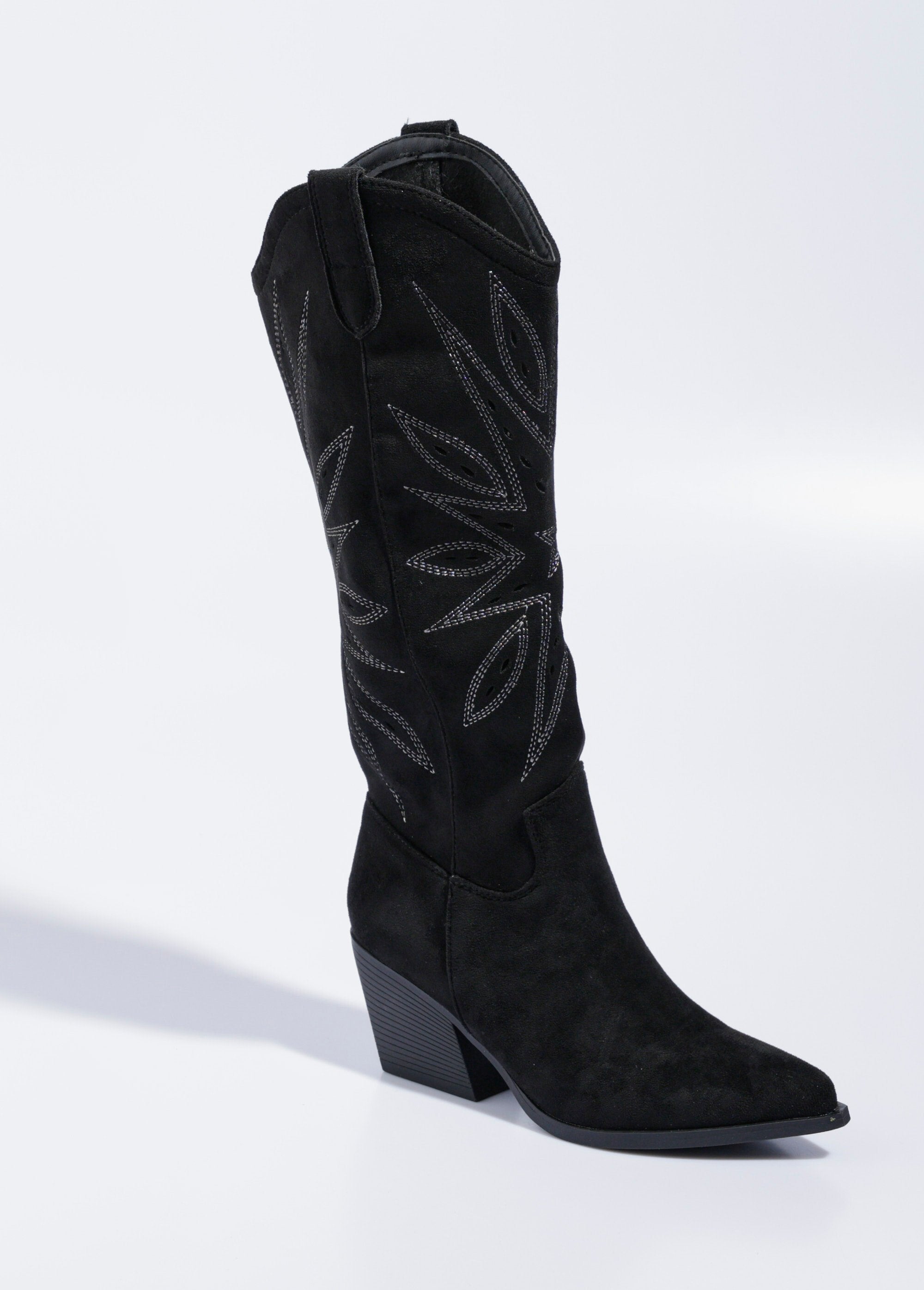 Embroidered_western_boots_with_beveled_heel_Black_FA1_slim
