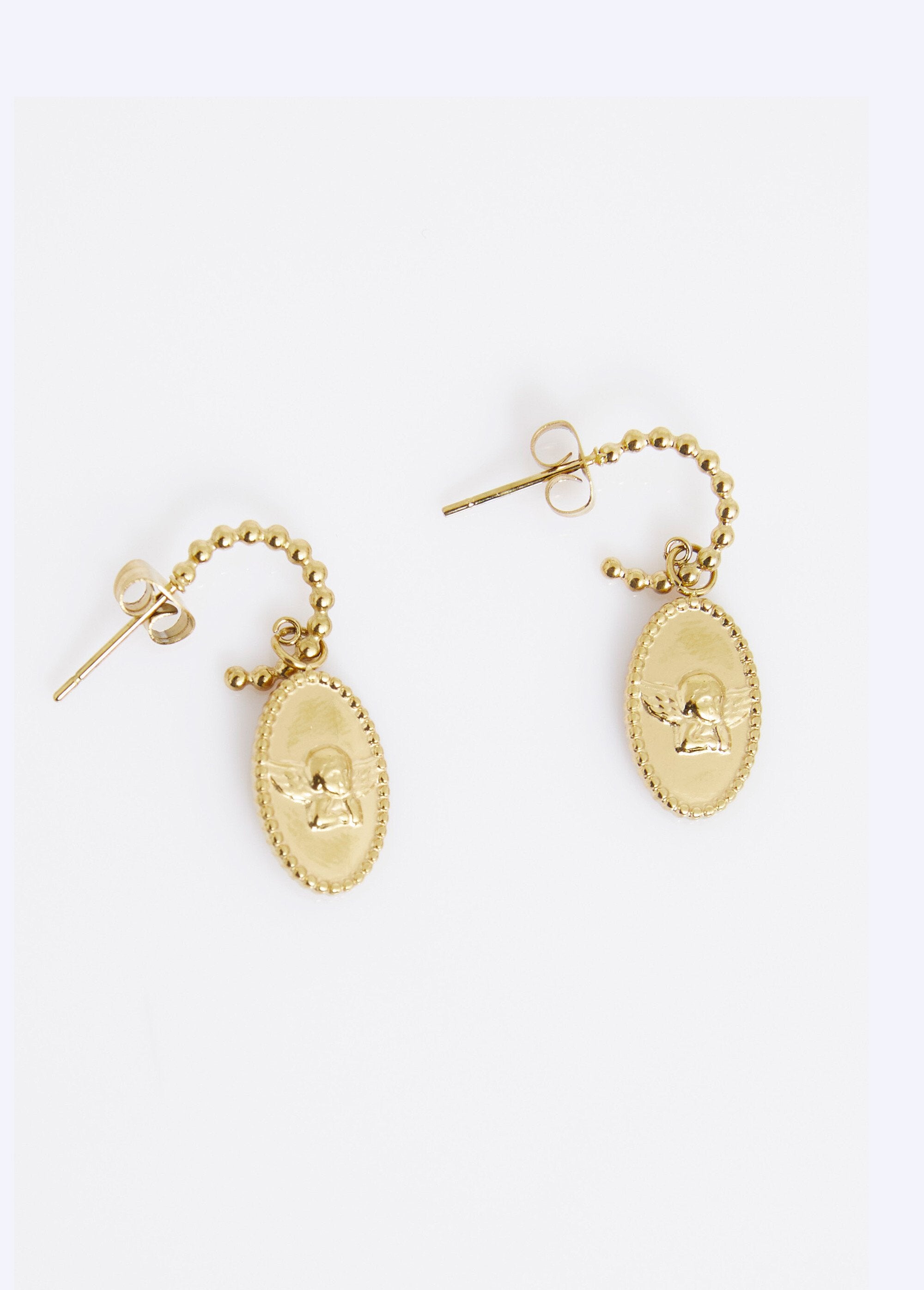 Stainless_steel_angel_earrings_Golden_FA1_slim