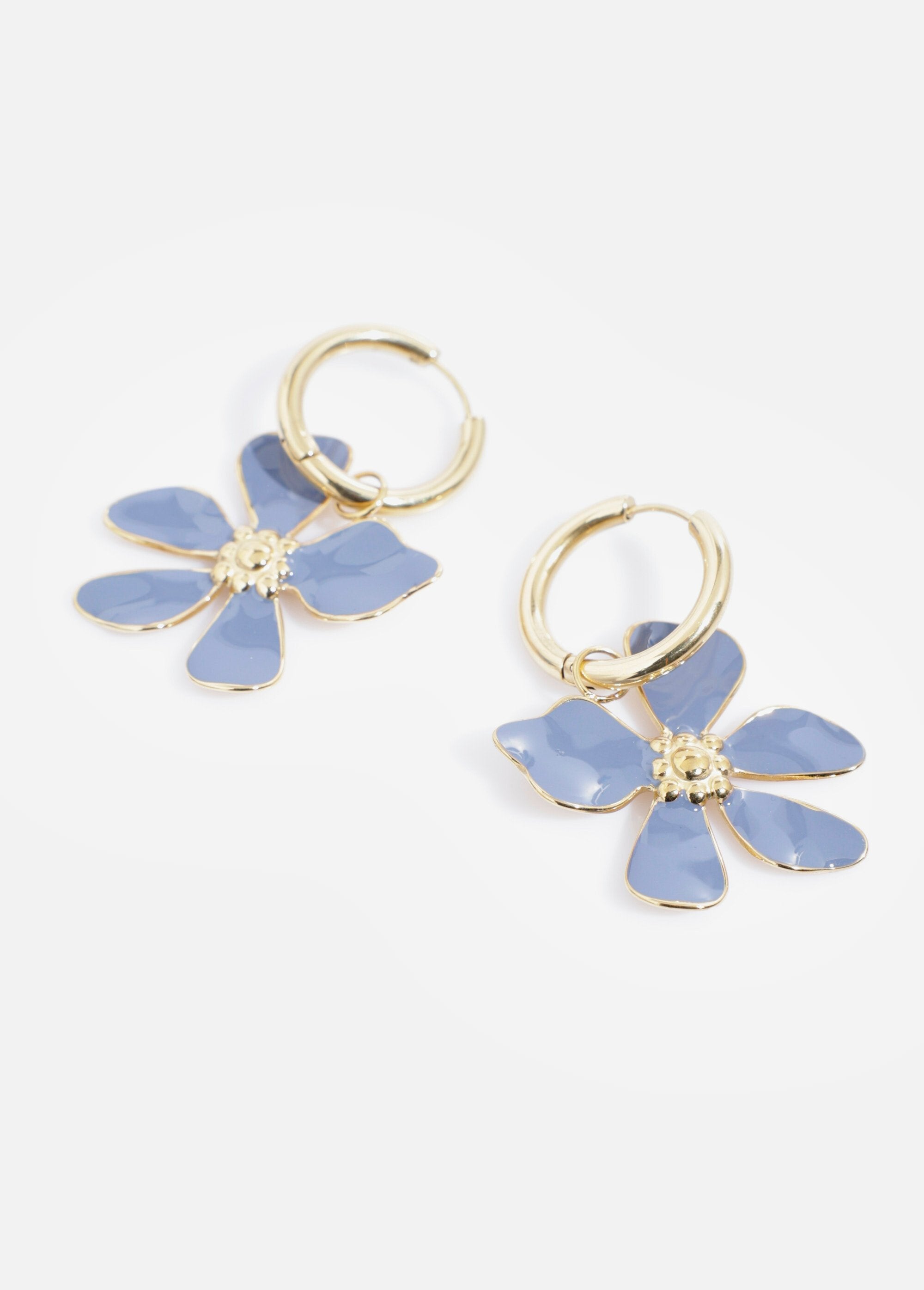Azure_flower_motif_earrings_in_stainless_steel_Gold_and_blue_FA1_slim