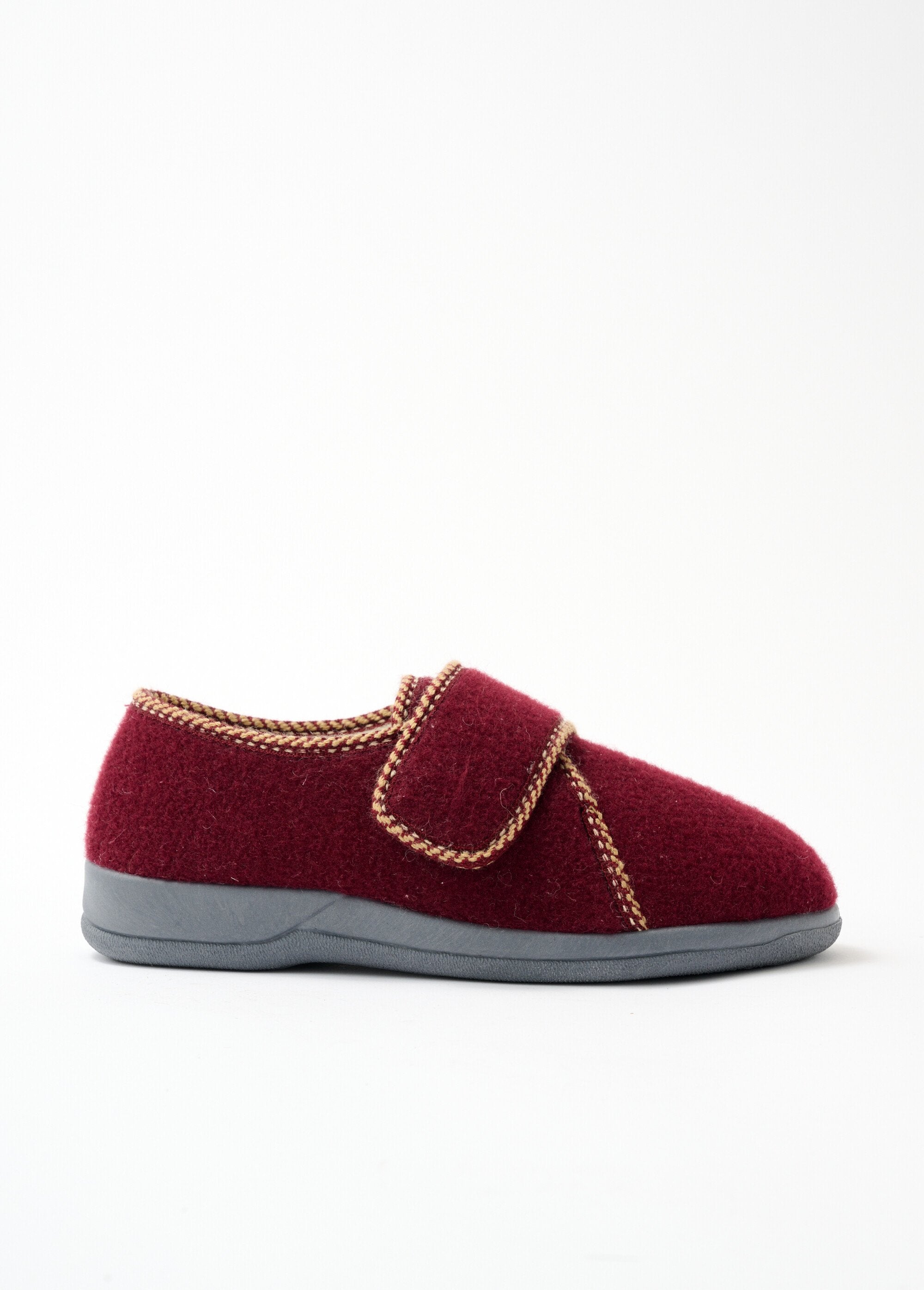 Velcro_slippers_with_comfort_width_and_fur_lining_Bordeaux_DR1_slim