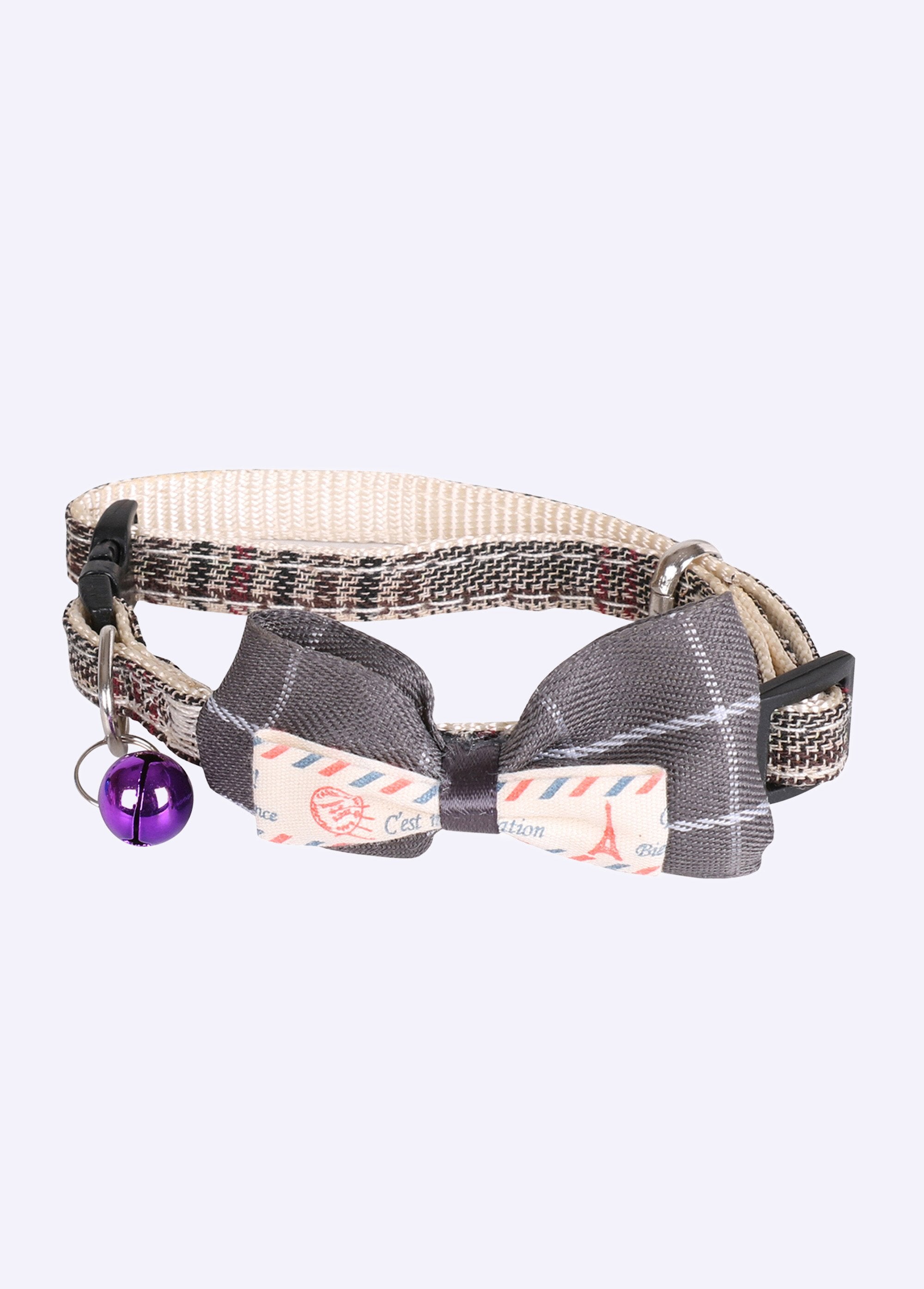 Cat_collar_with_bow_tie_and_bell_Gray_FA1_slim