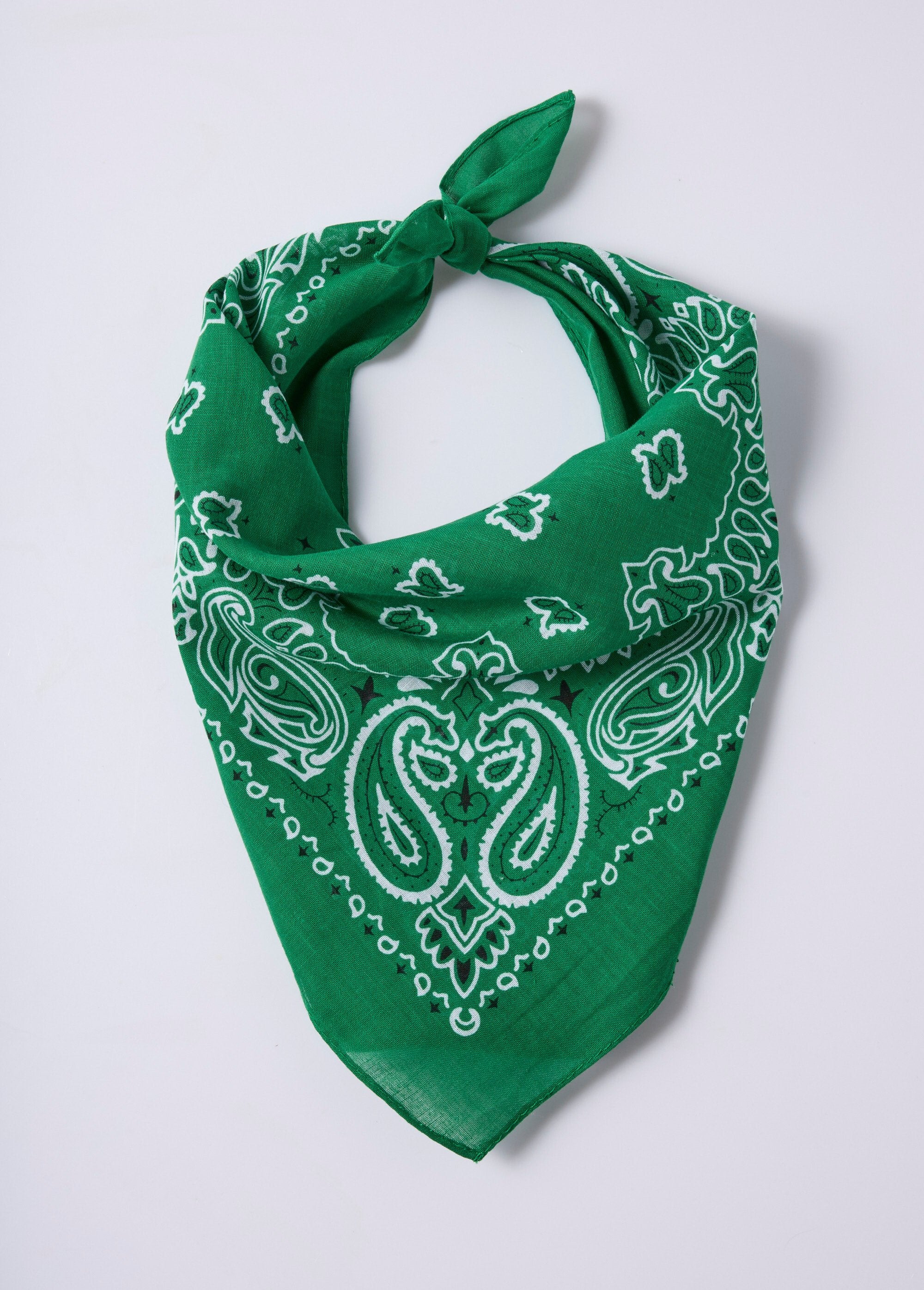 Square_cotton_canvas_bandana_scarf_Bright_green_FA1_slim