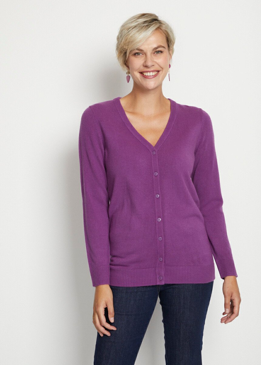 Mid-length_soft_knit_buttoned_cardigan_Purple_FA1_slim