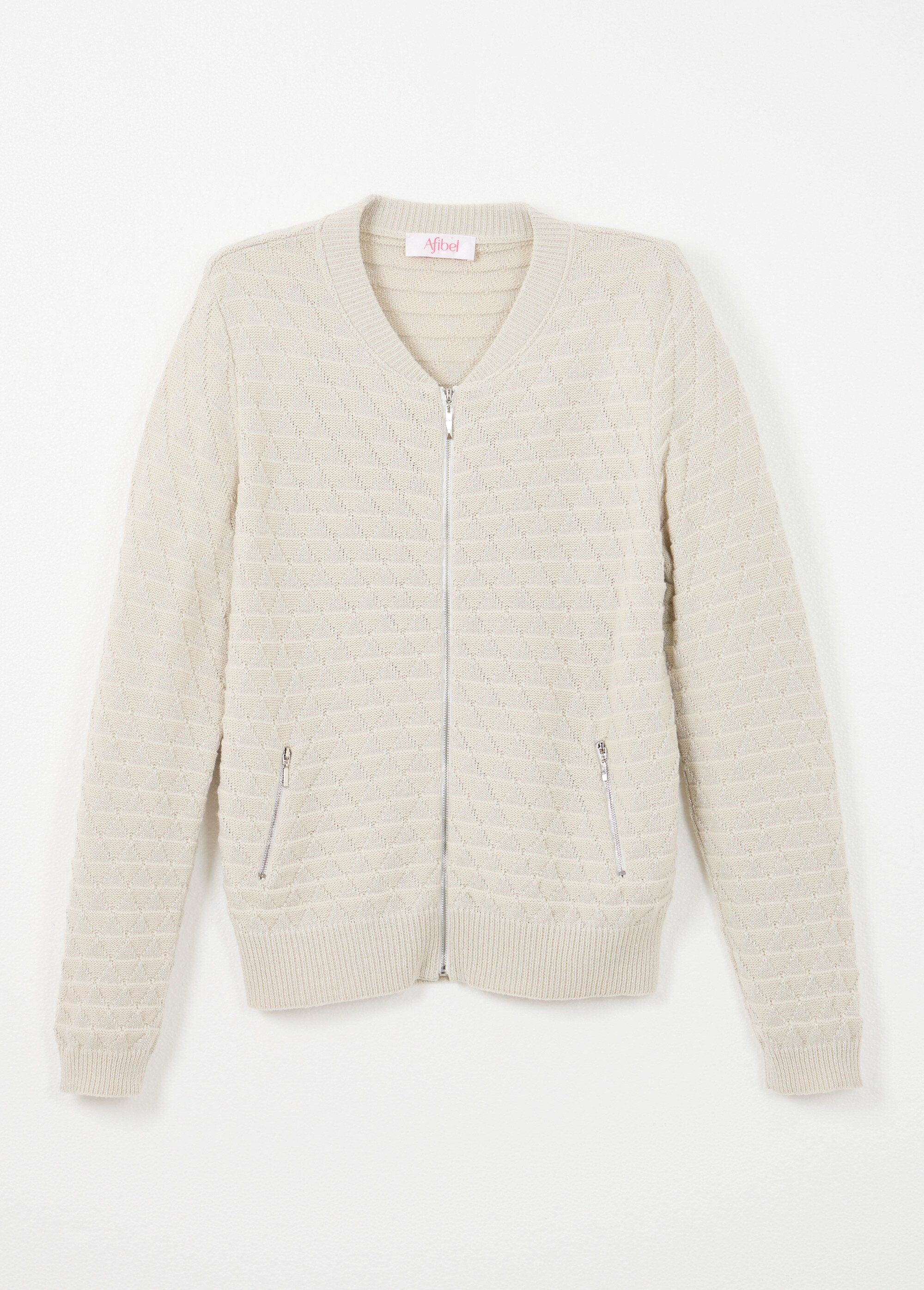 Zip-up_bomber-style_vest_with_shiny_knit_Beige_AP1_slim