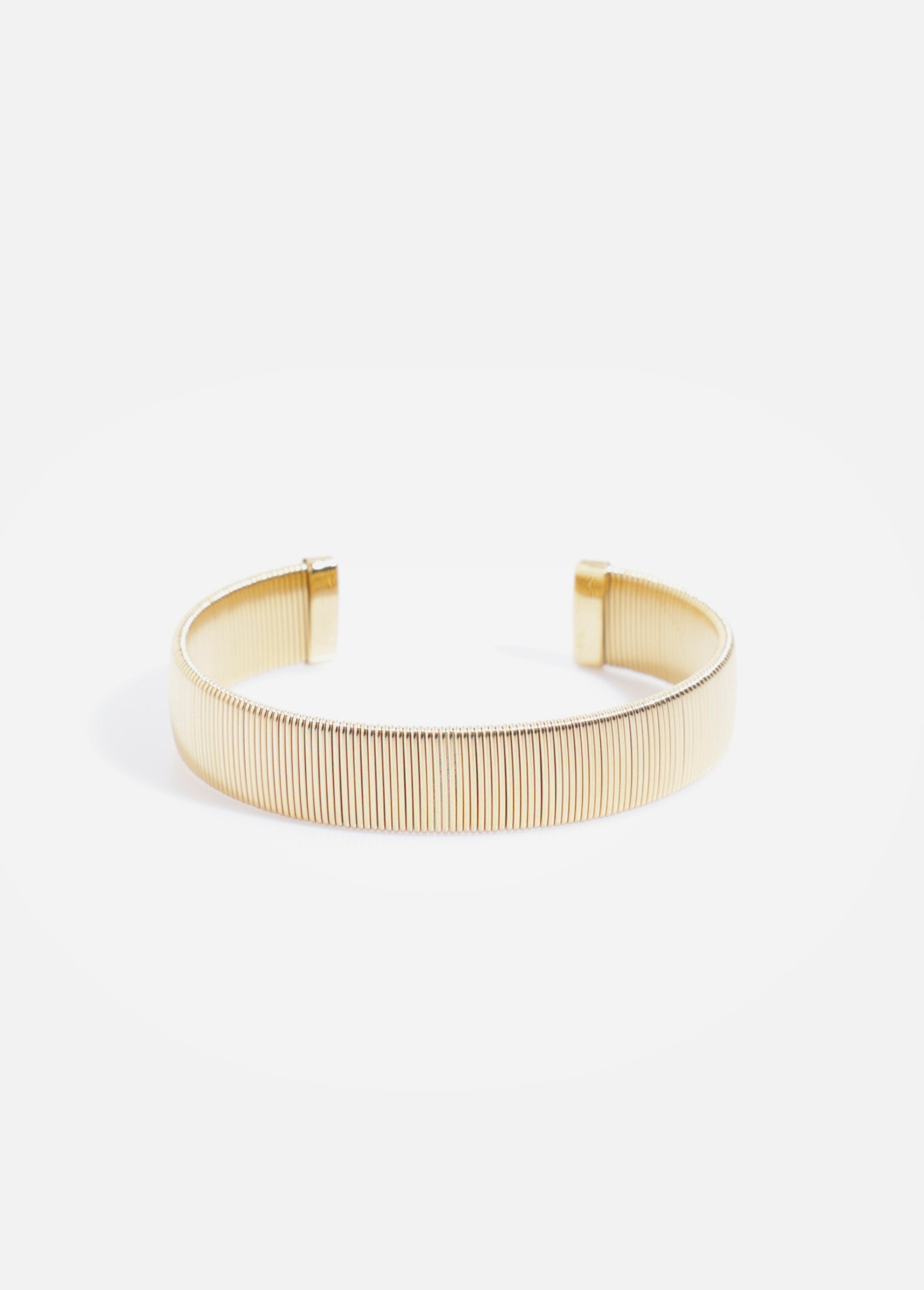 Open_stainless_steel_bangle_Golden_FA1_slim