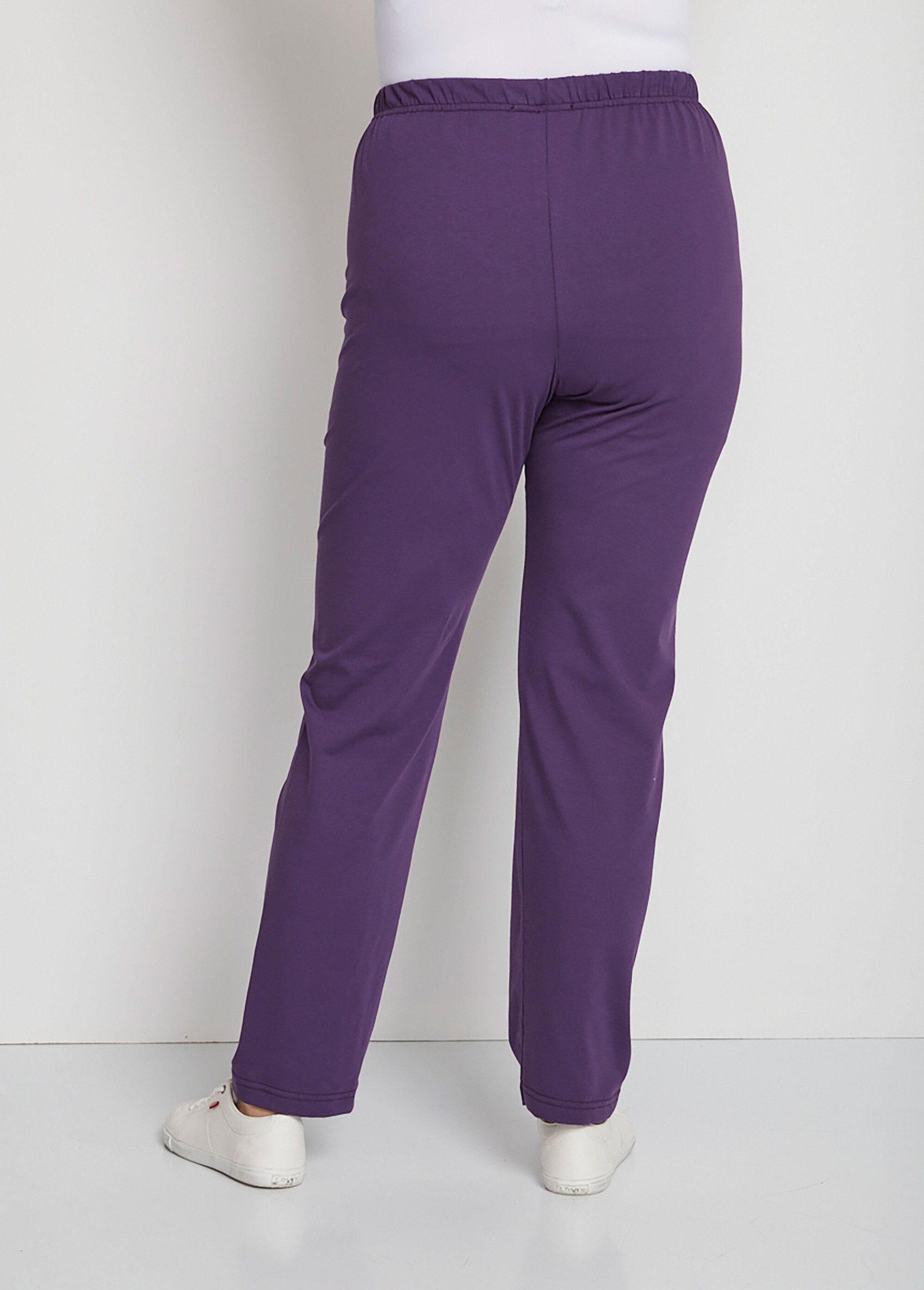 Cotton_jersey_elasticated_waist_leggings_Plum_DO1_curvy