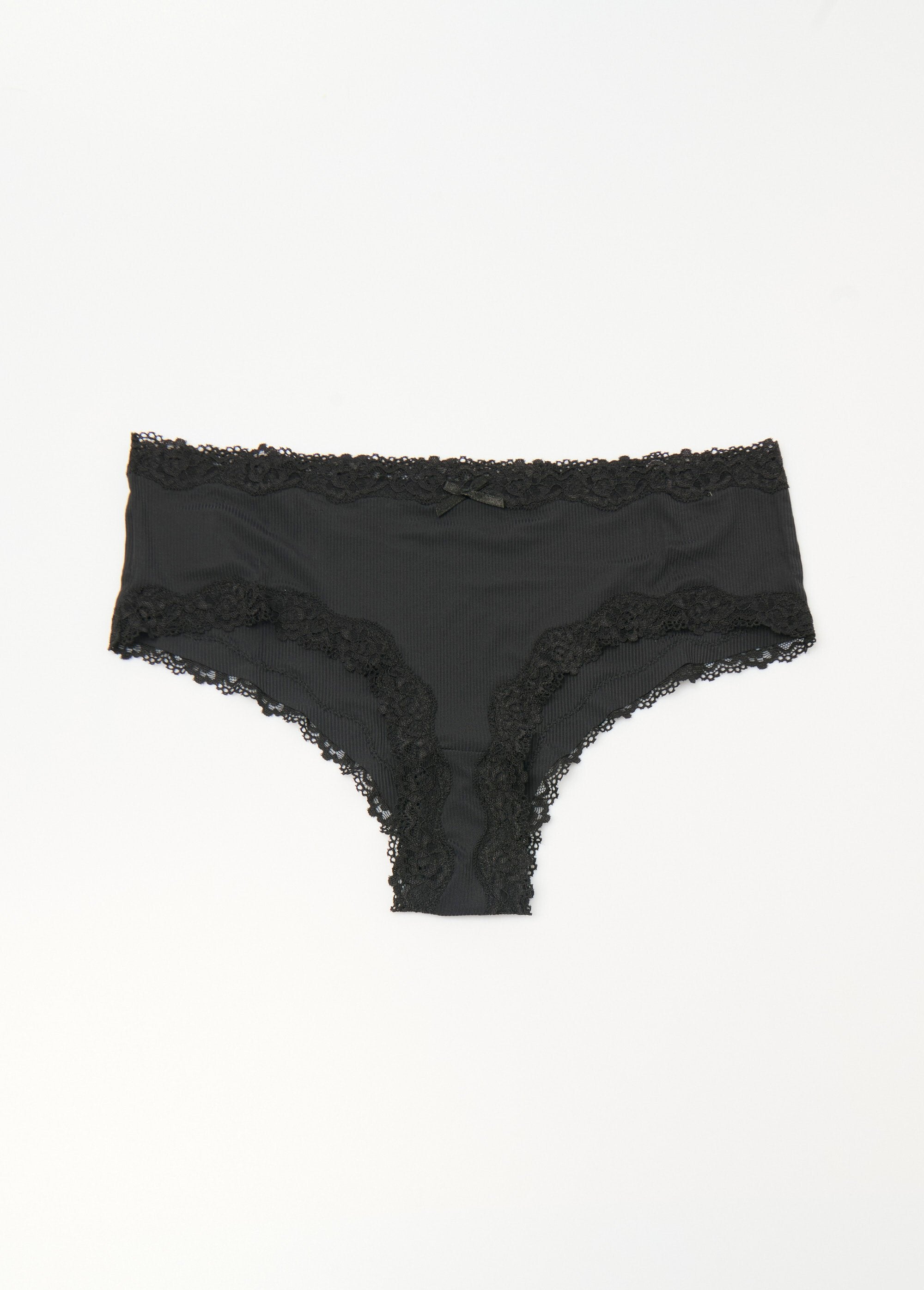 Pack_of_2_microfiber_shorties_with_lace_edge_Black_lot_2_DE1_slim