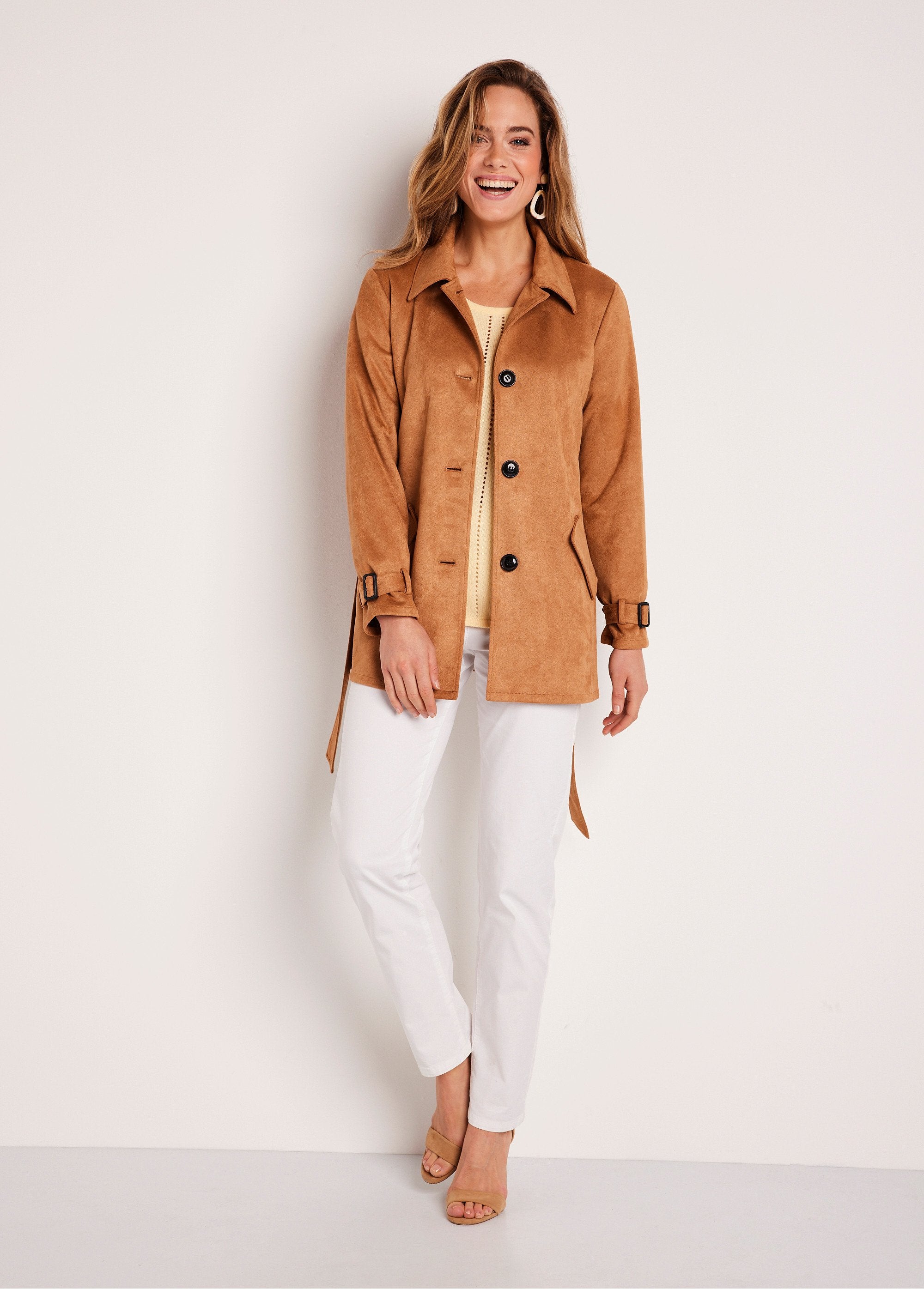 Short_suede_fabric_coat_Beige_SF1_slim