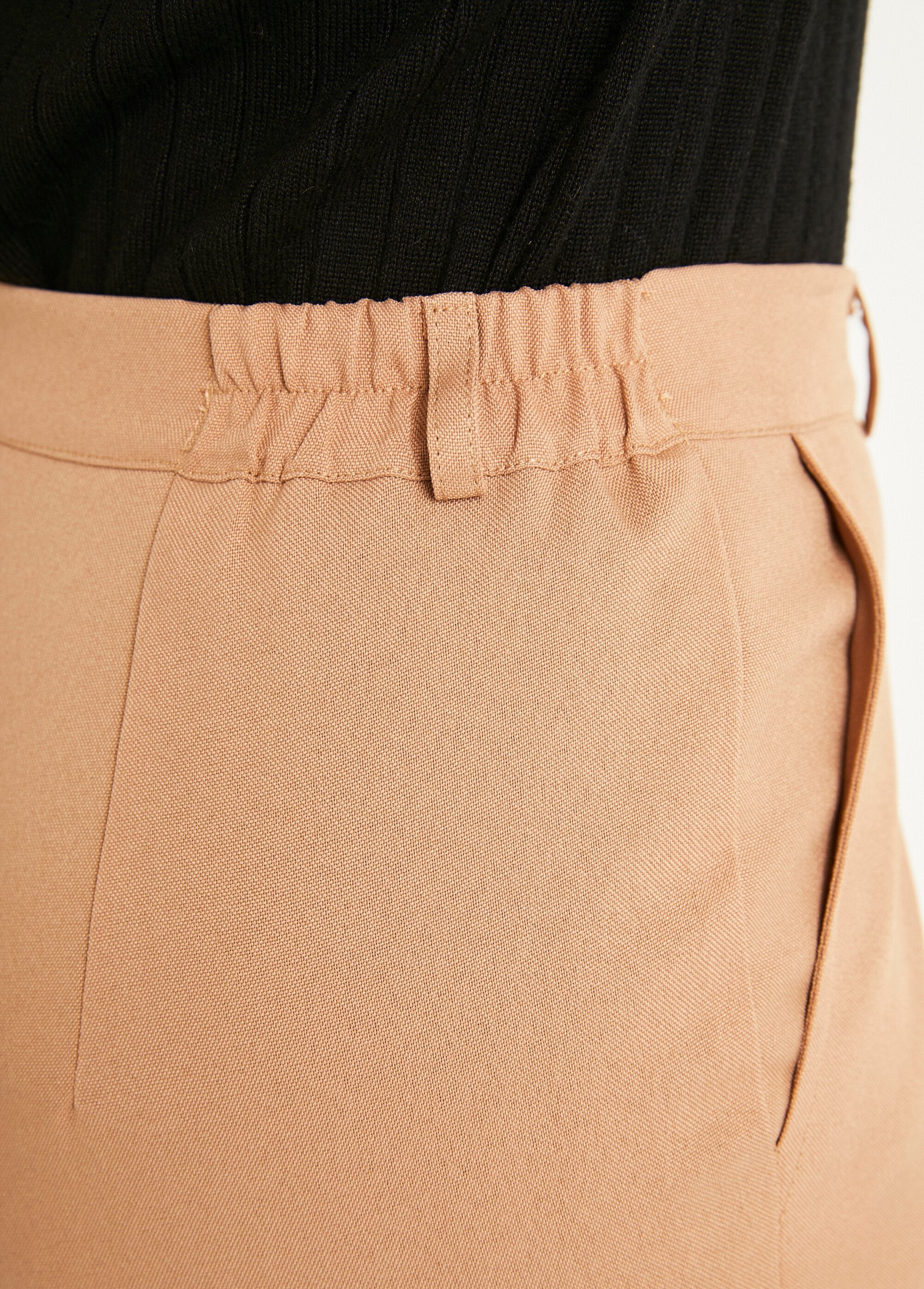 Plain_straight-leg_pants_with_semi-elasticated_waistband_Beige_DE4_slim