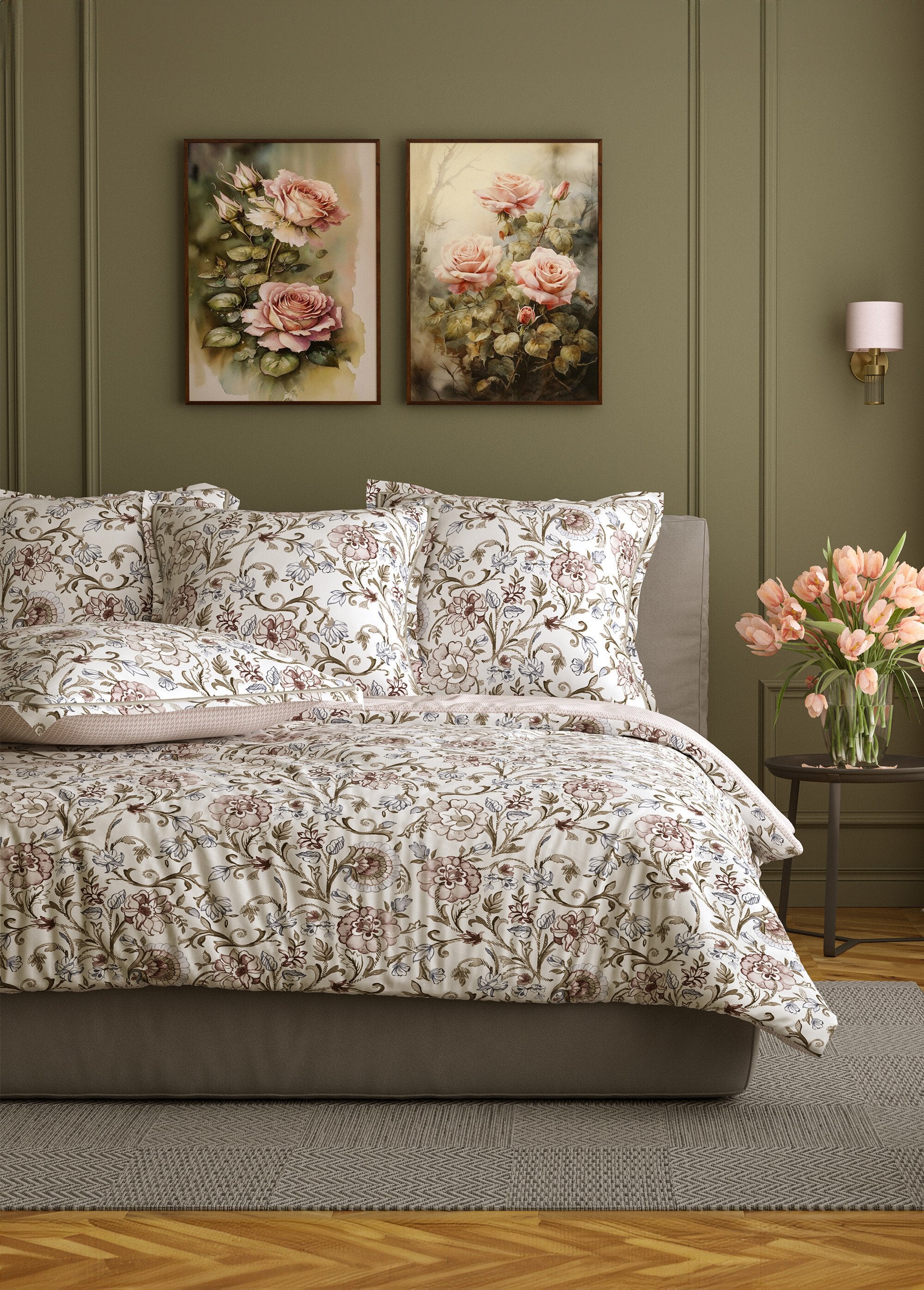 4-piece_bed_set_with_flat_sheet,_camellias_Gray_FA1_slim