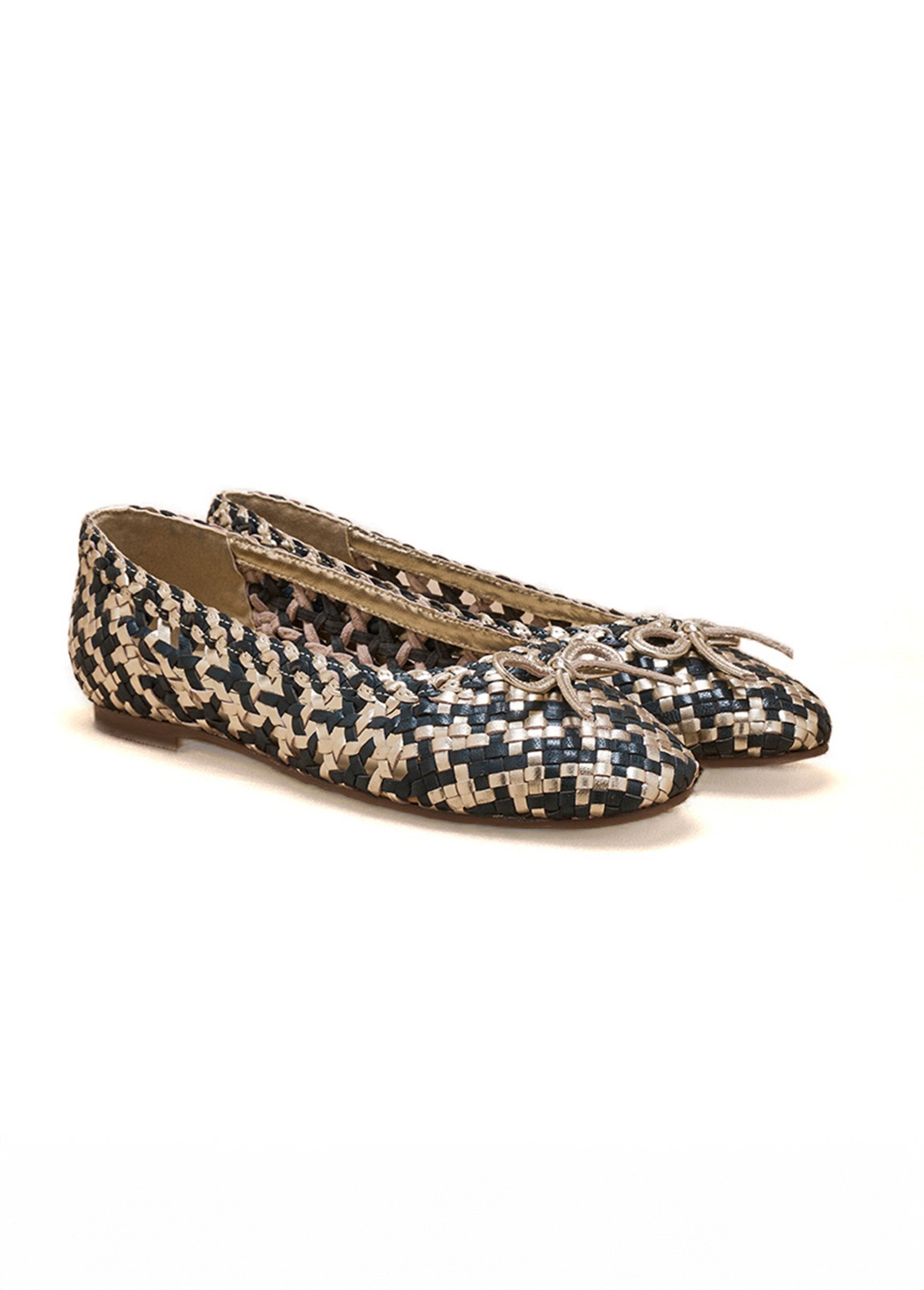 Comfort_width_braided_leather_ballerinas_Navy_and_gold_DE1_slim