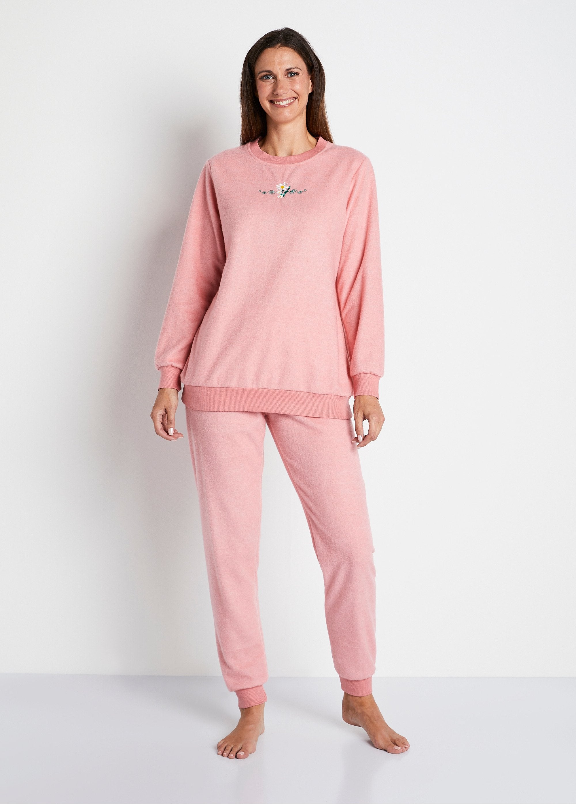 Warm_courtelle®_pajamas_Old_pink_FA1_slim