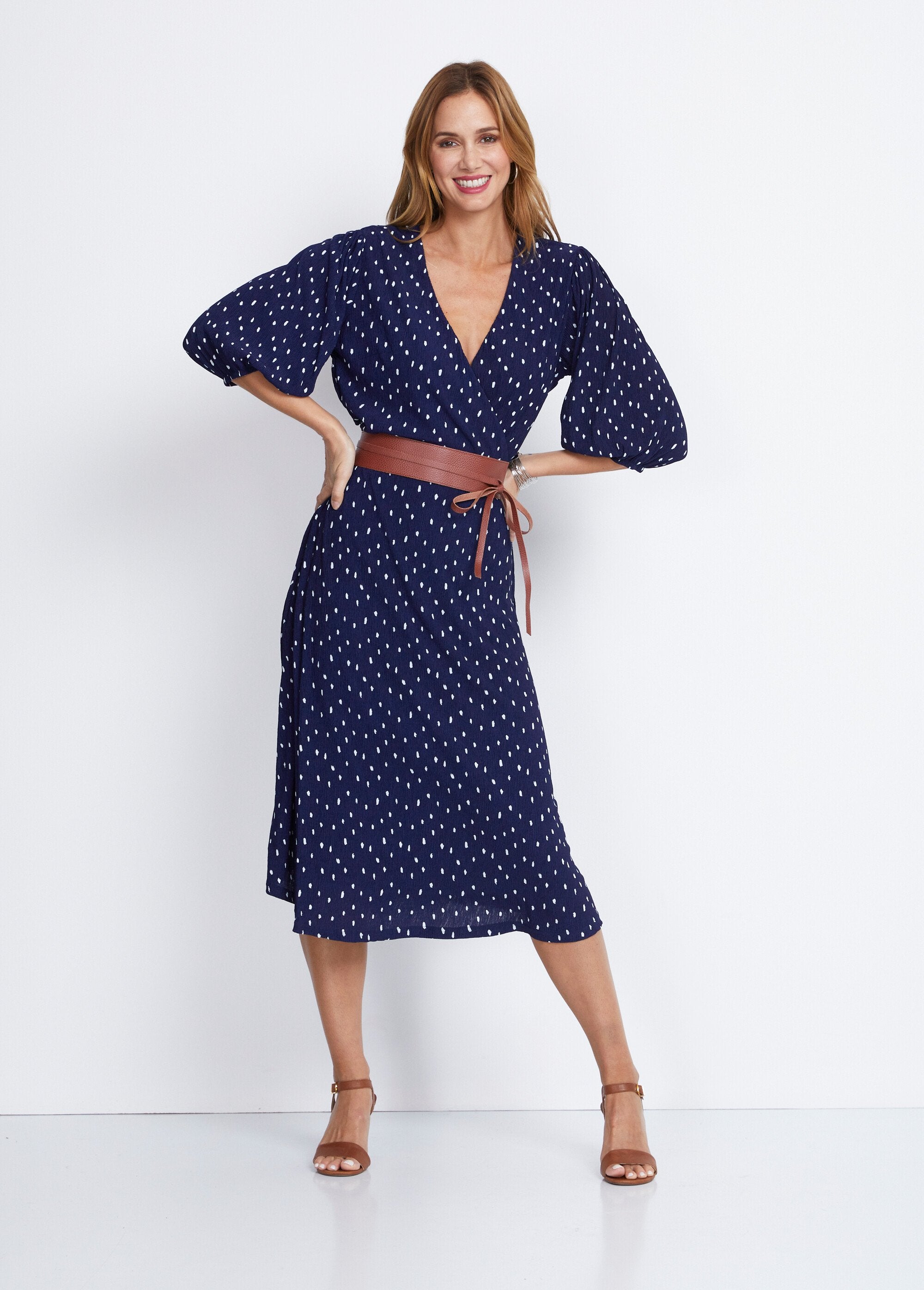 Mid-length_polka_dot_wrap_dress_Navy_and_white_SF1_slim