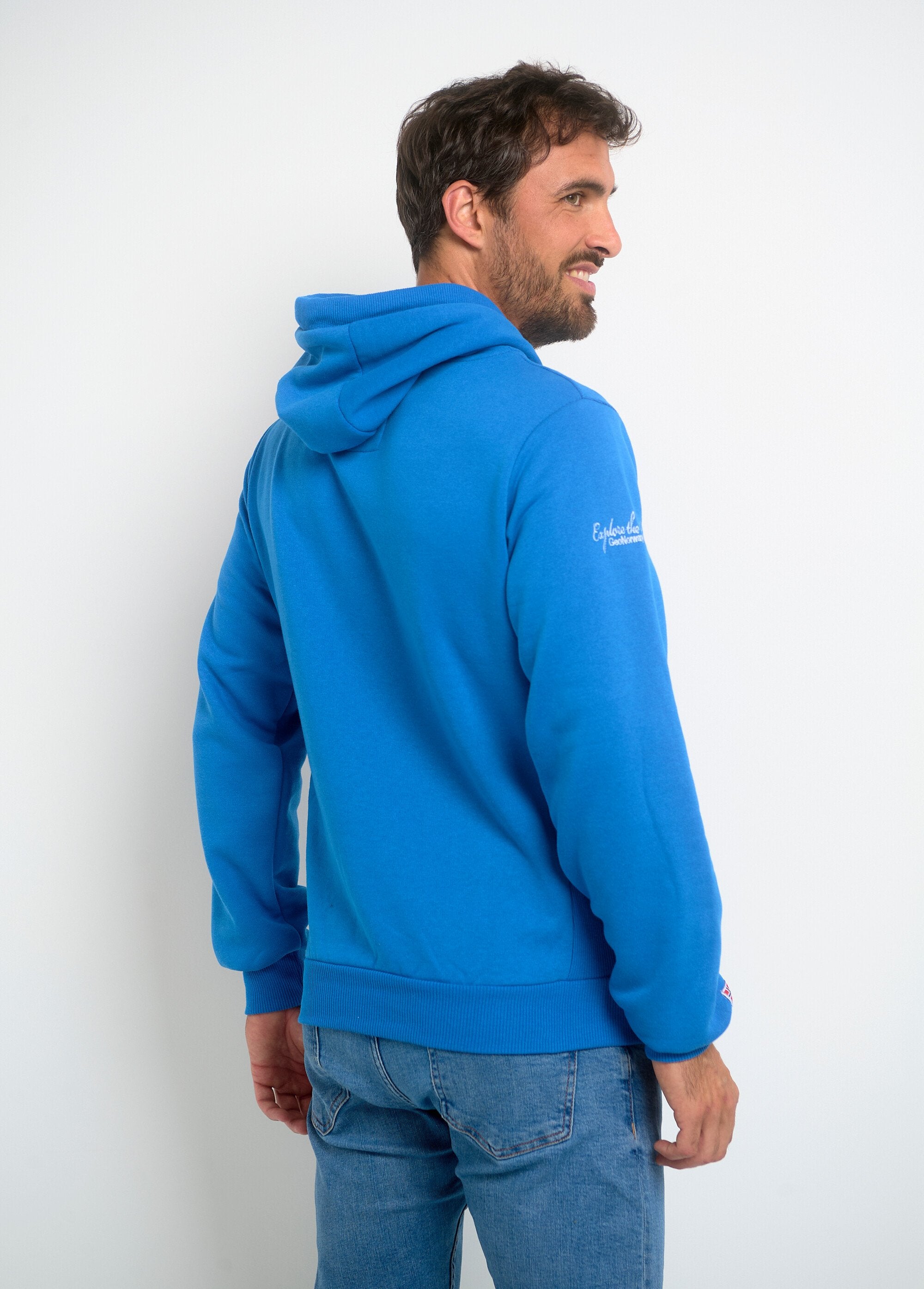 Long_sleeve_half_zip_hoodie_Royal_blue_DO1_slim