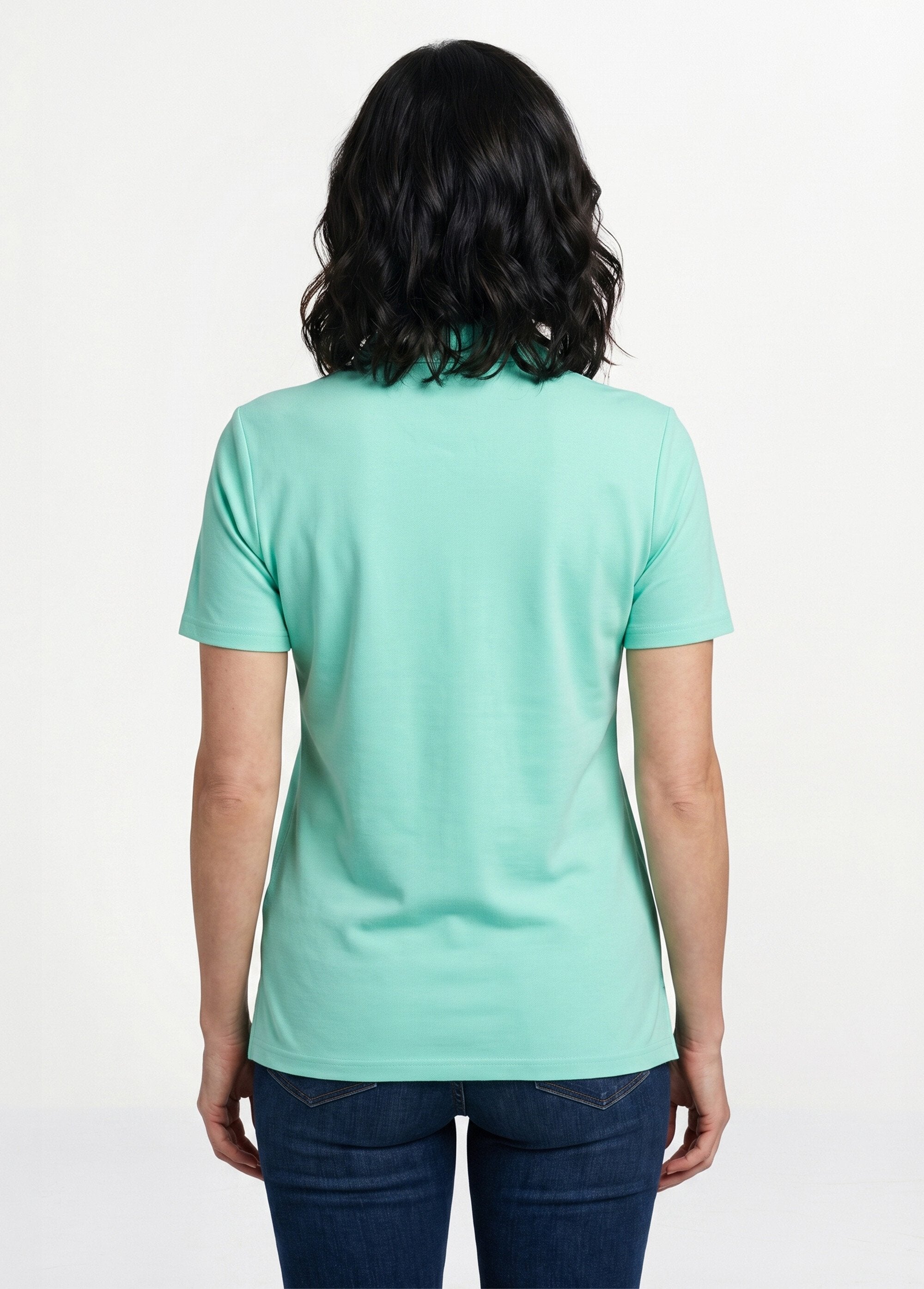 Cotton_piqué_knit_t-shirt_with_polo_collar_Green_DO1_slim