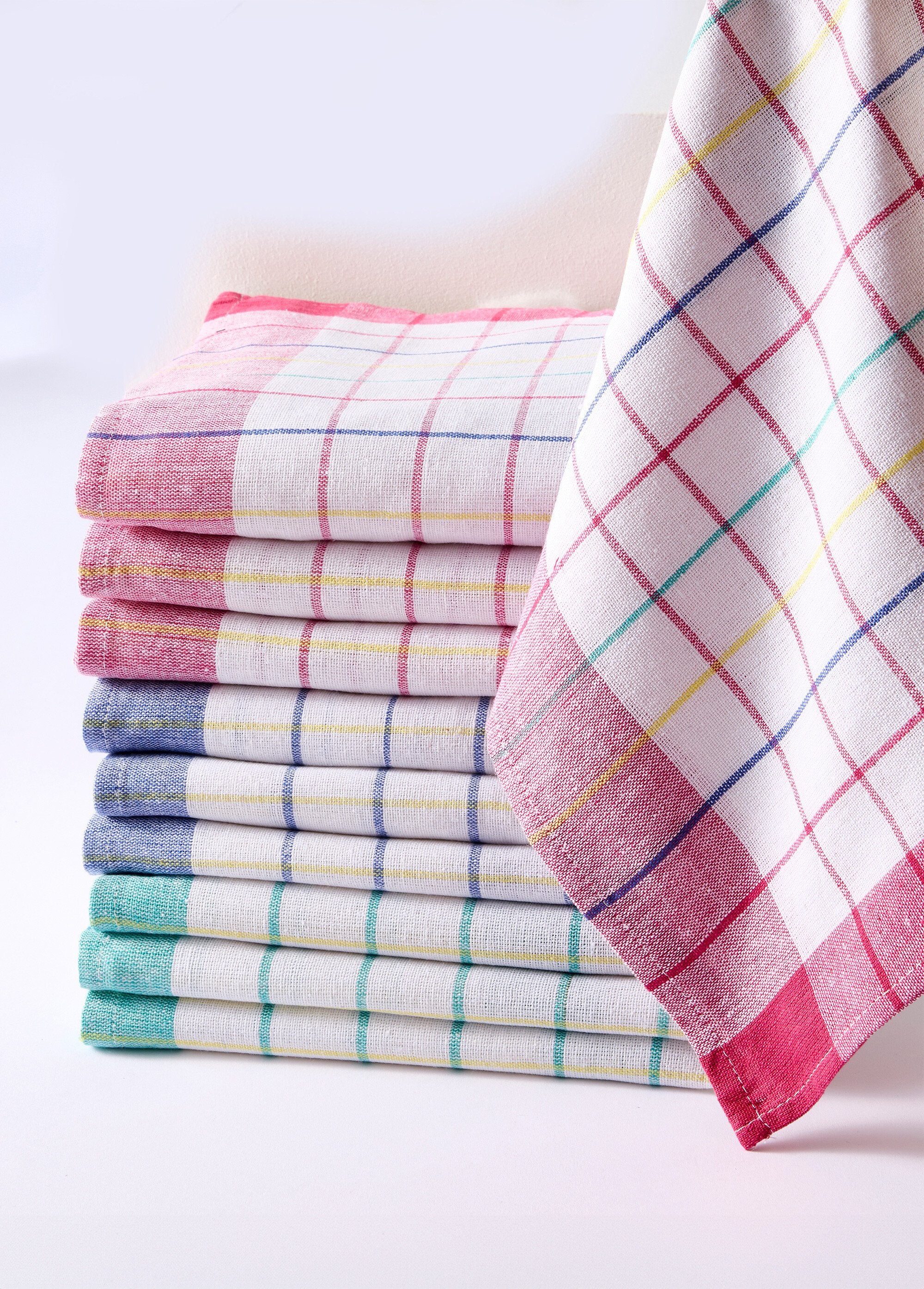 Cotton_checkered_tea_towels_-_set_of_10_Assorted_lot_10_FA1_slim