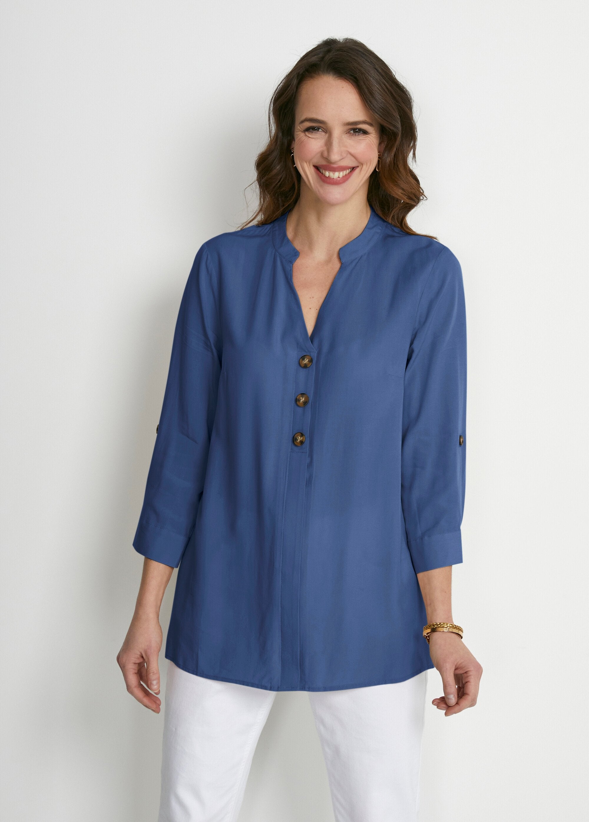 Loose_long_tunic_with_3/4_sleeves_Indigo_FA1_slim